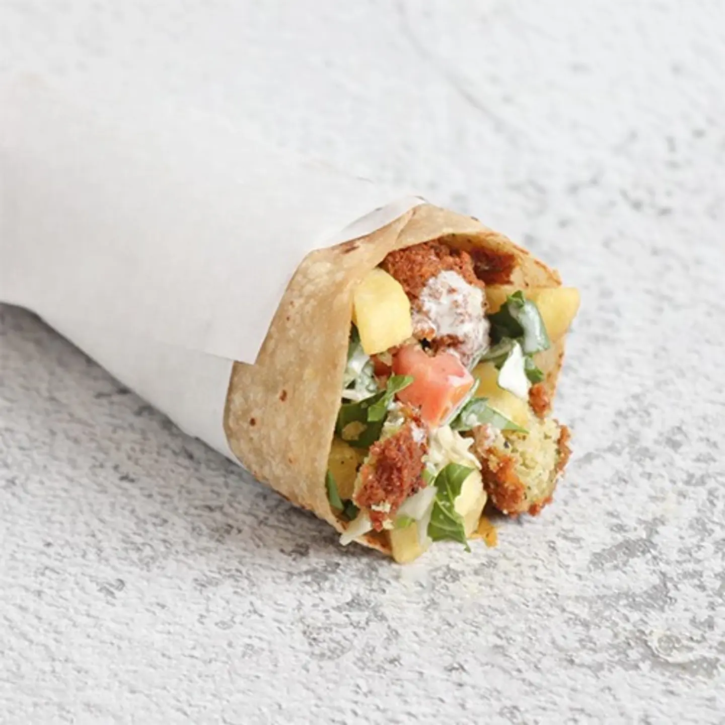 Salty Brown Chapati With Taameyya & Cheese