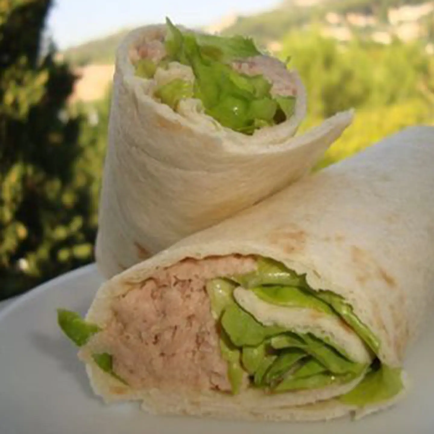 Salty Brown Chapati With Tuna