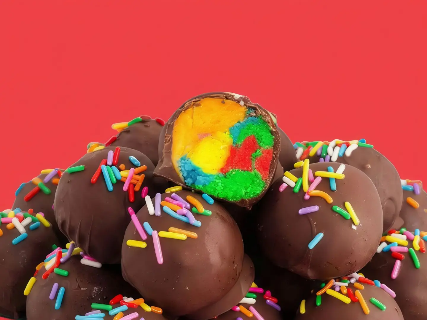 Rainbow Truffles Delight
