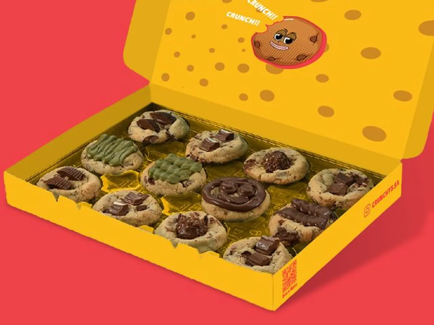 12pcs Crunchys Cookies Mix