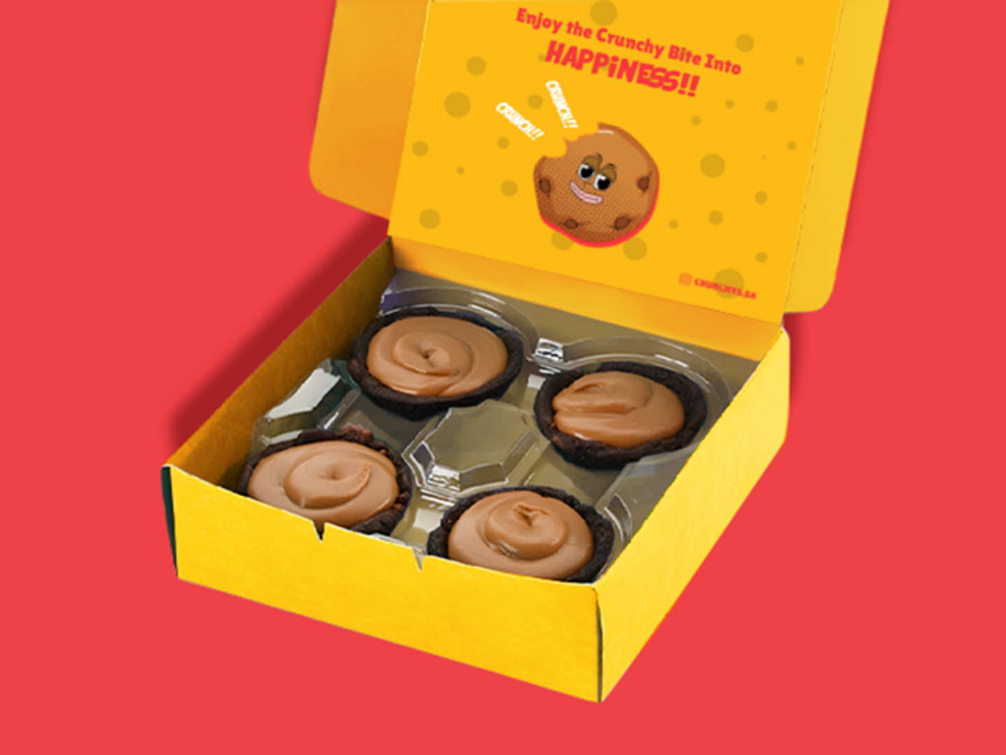 لوتس كرانش تارت (اربع قطع)