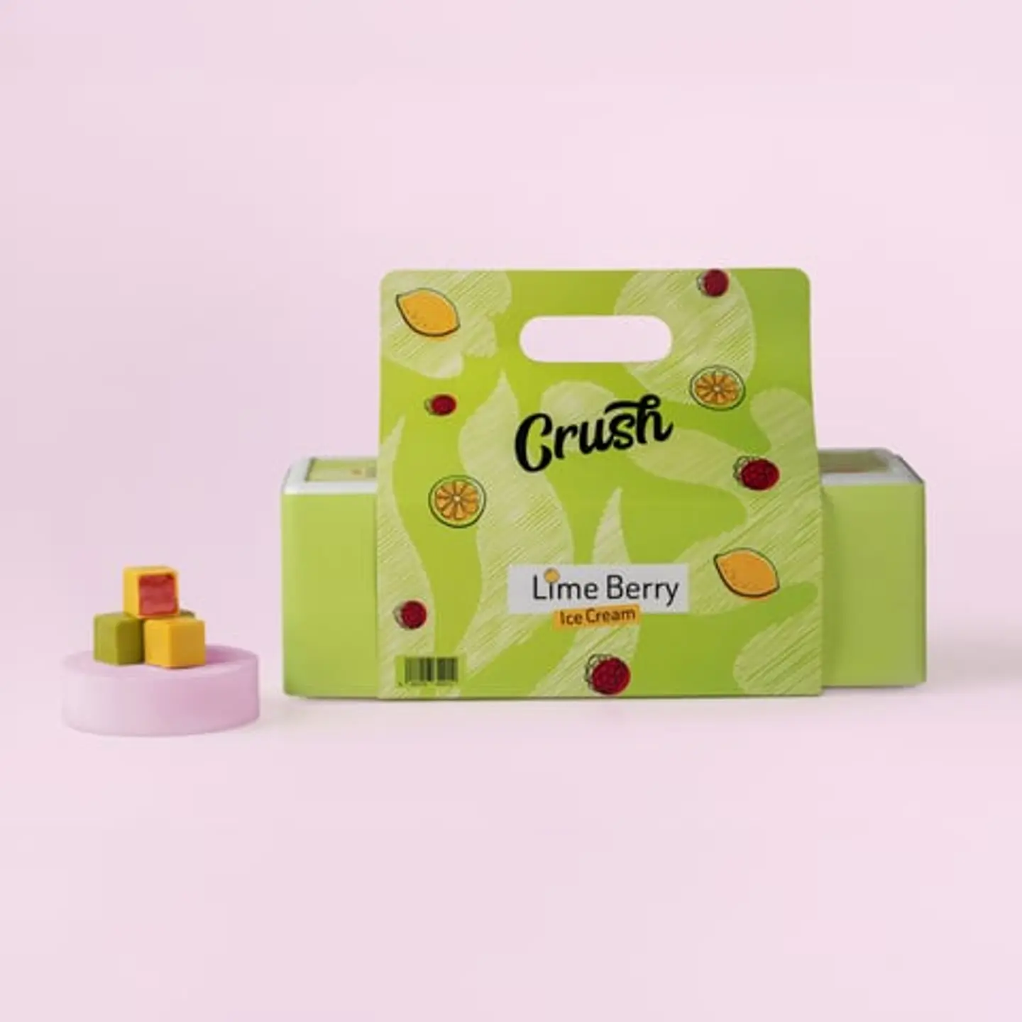 Crush Lime Berry Ice Cream