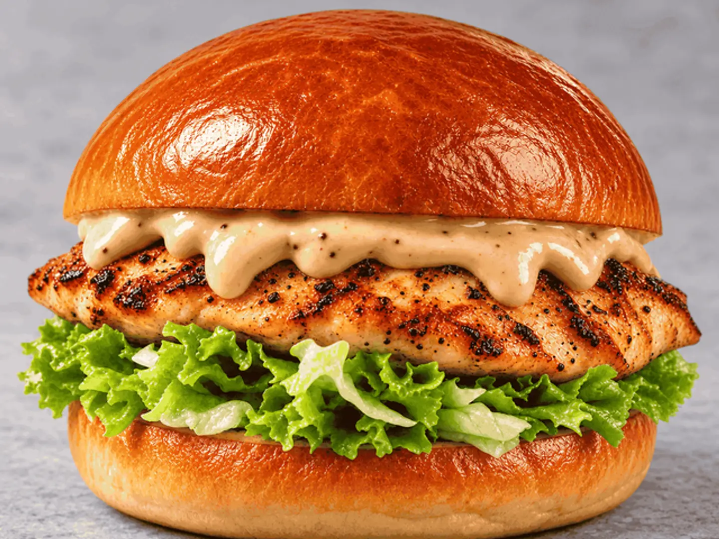 Cajun Grilled Chicken Pretzel Burger