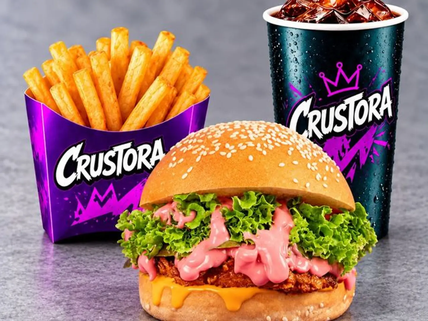 Slider Chicken Burger Meal