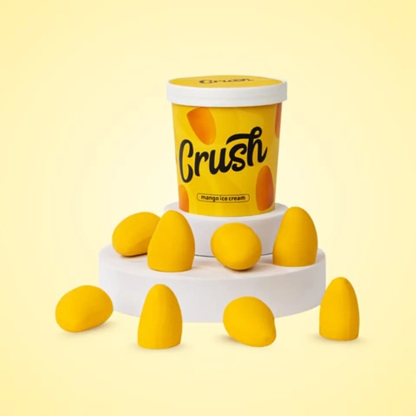 Crush Ice Cream Mango