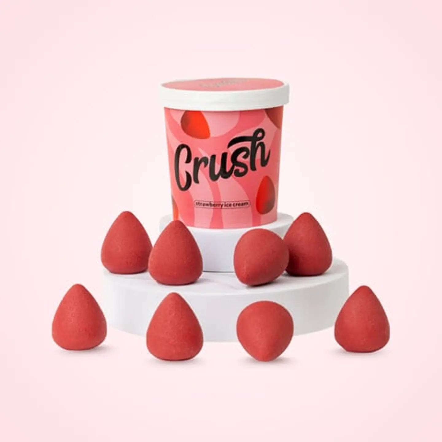 Crush Ice Cream Strawberry