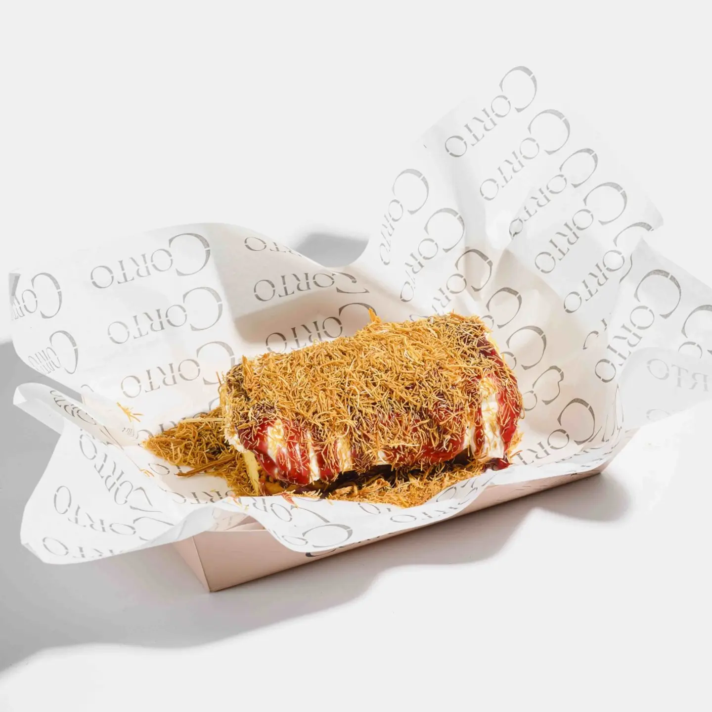 فرنش توست كنافه تشيز كيك