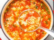 شوربة البيض والطماطم (كبير)