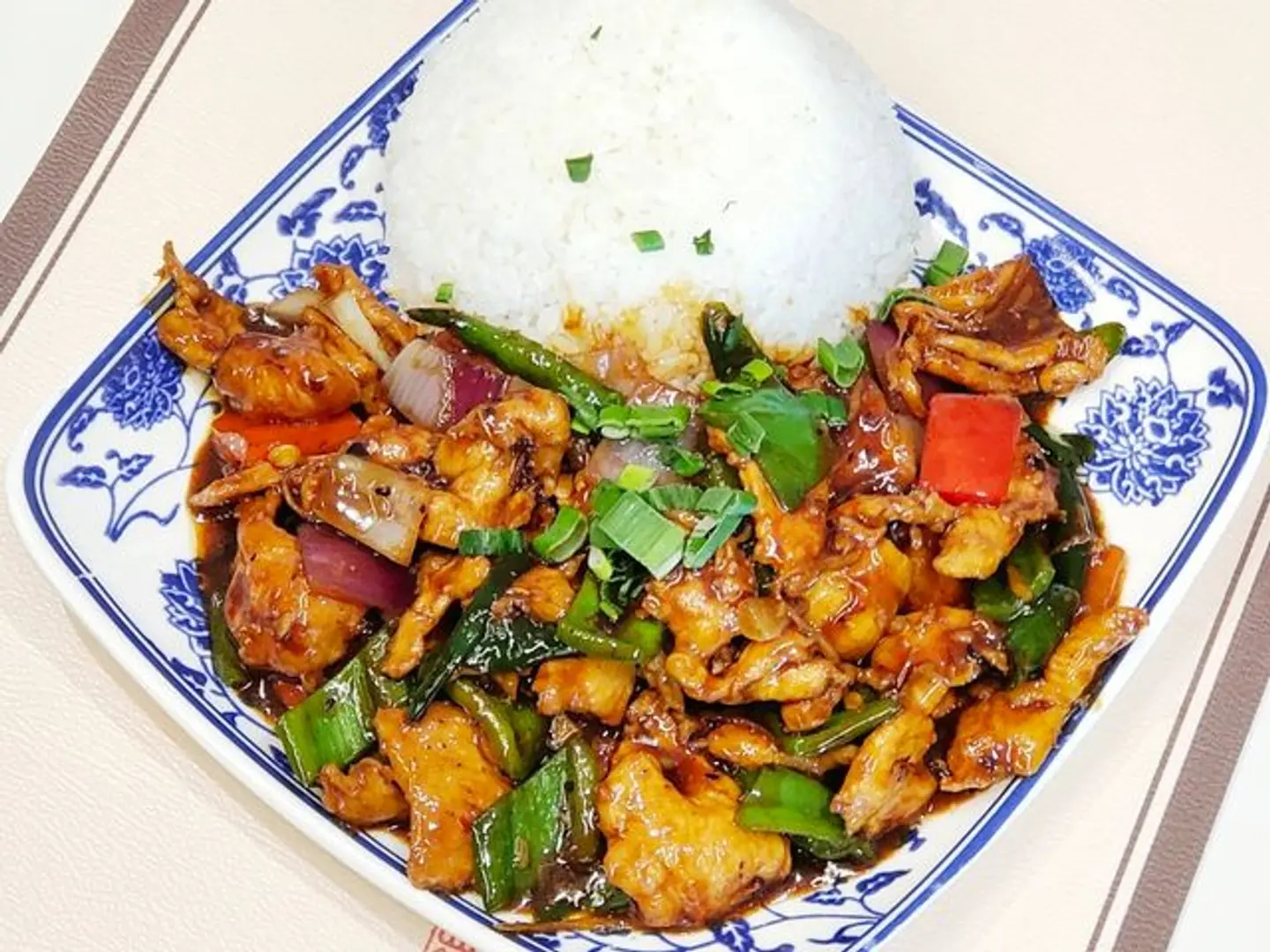 Chili Chicken Rice (Spicy)