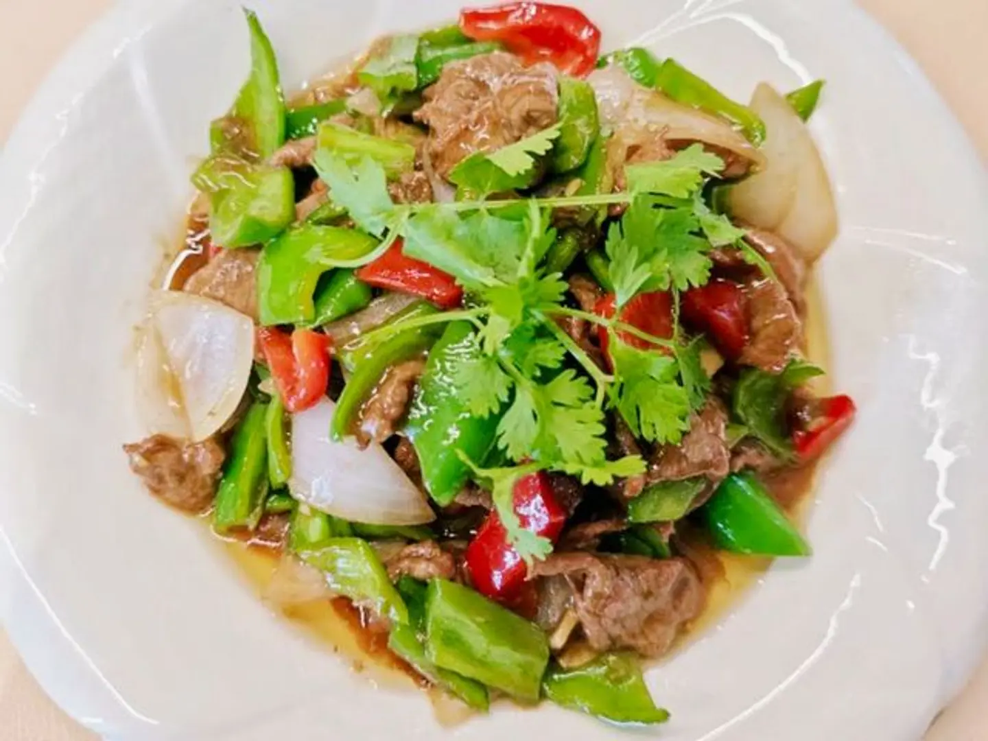Beef & Green Pepper
