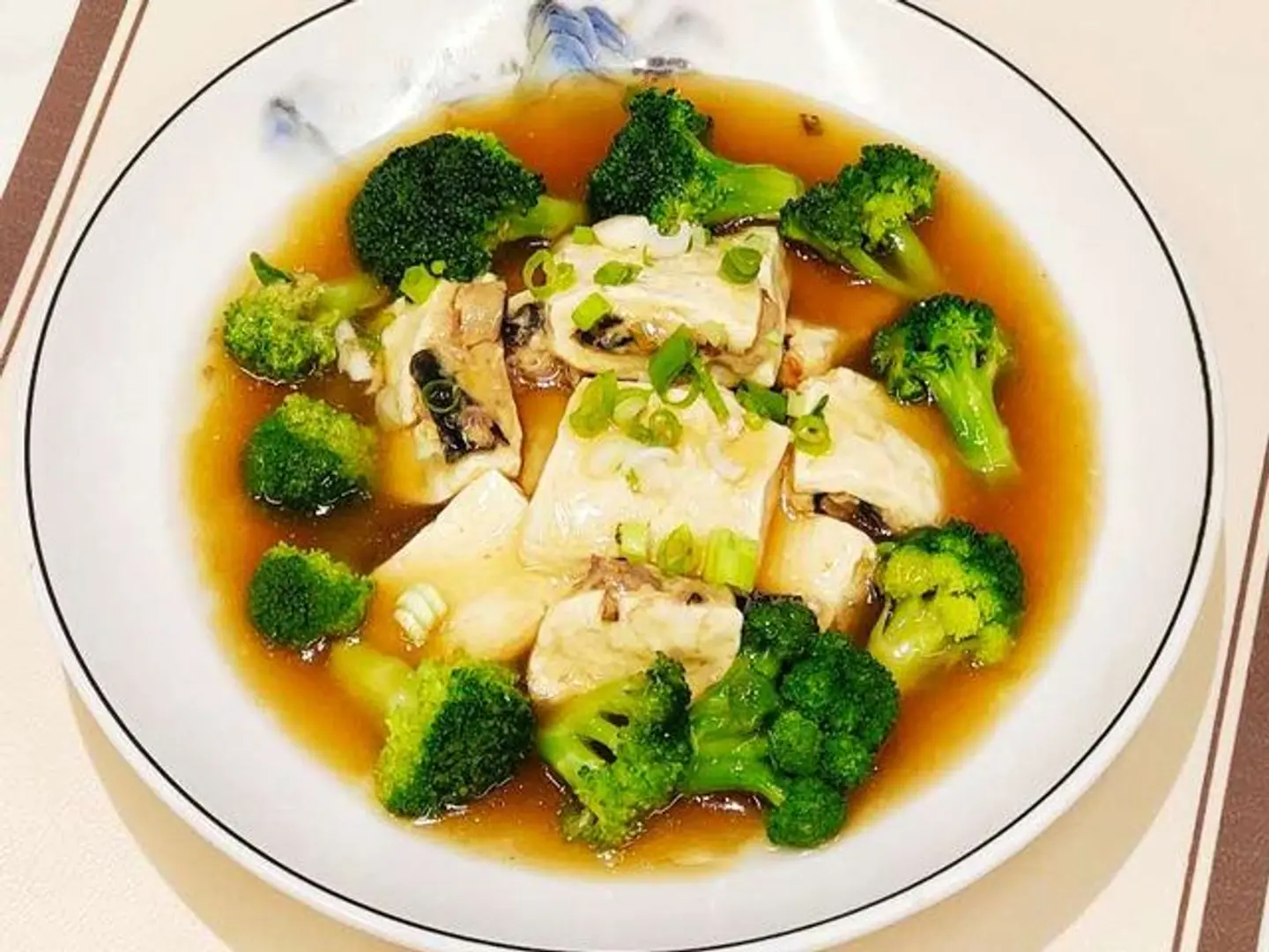 Meat Stuffed Tofu