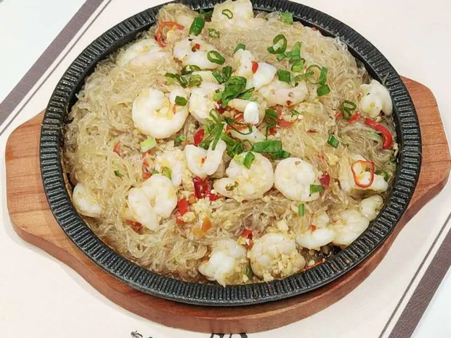 Shrimp Vermicelli Sizzling