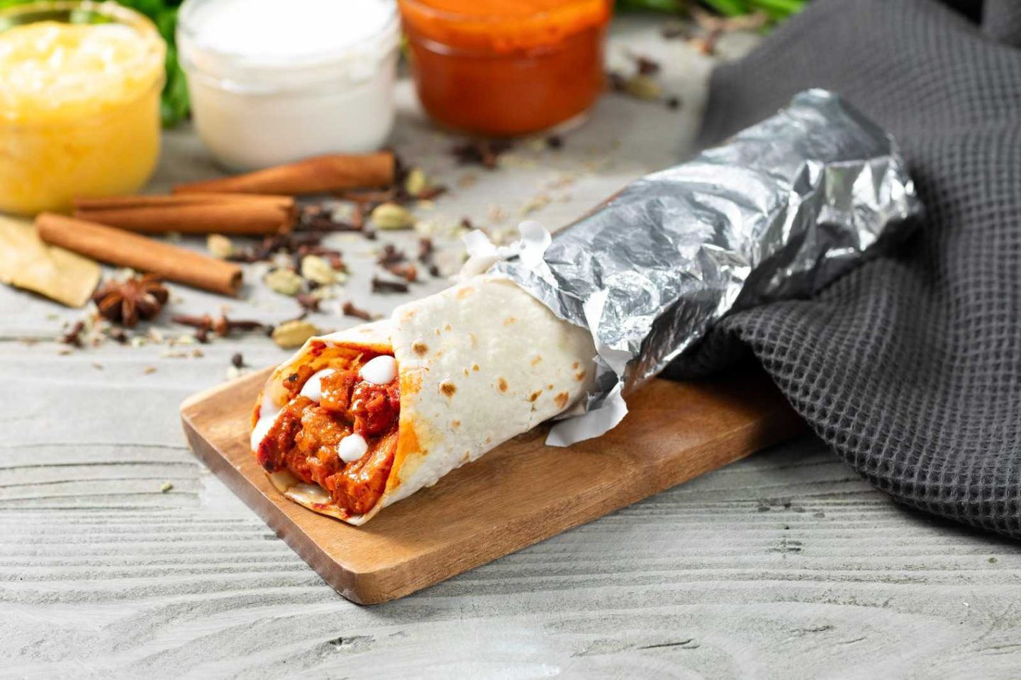 Butter Chicken Wrap