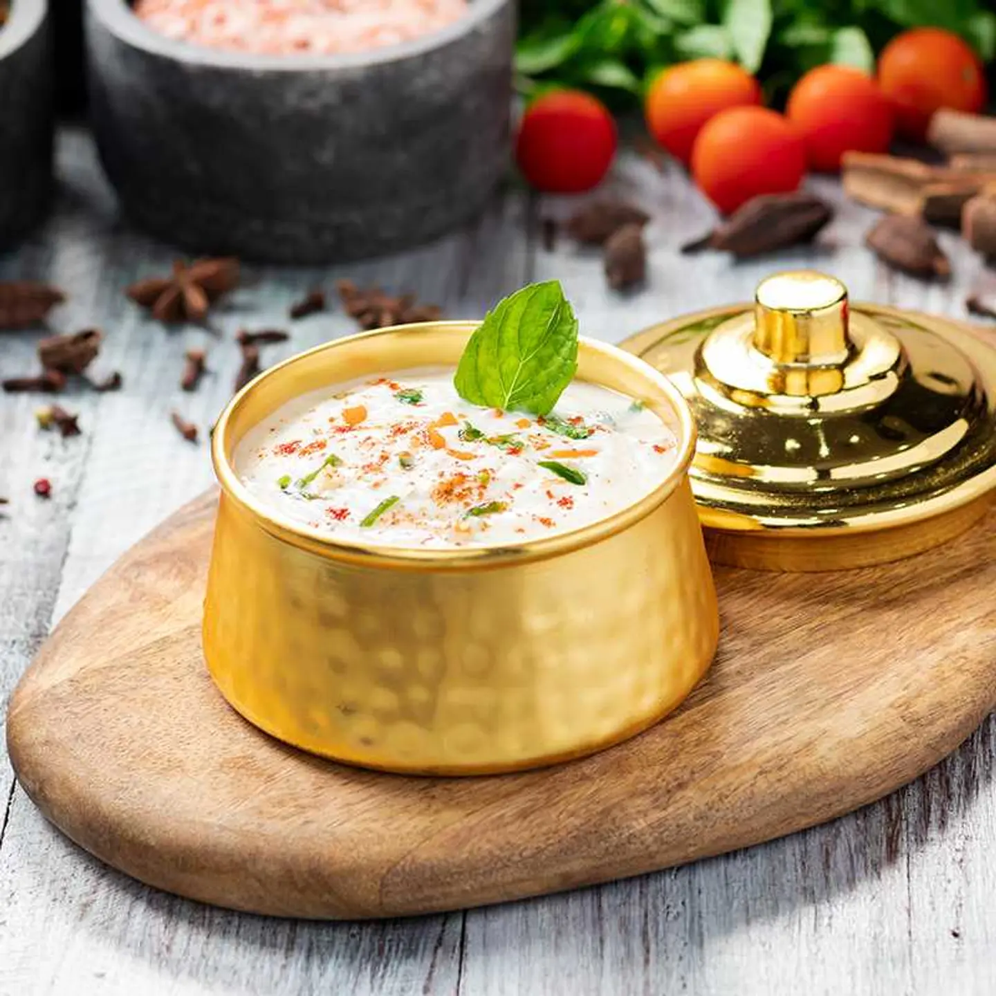 رايتا الخيار باللبن