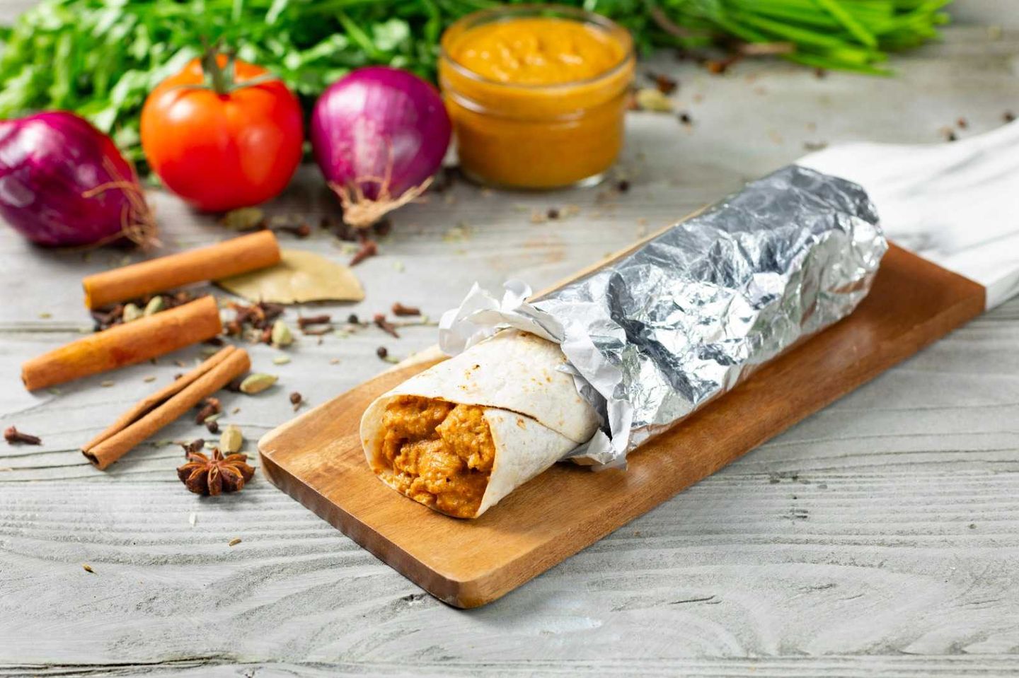 Chicken Masala Wrap