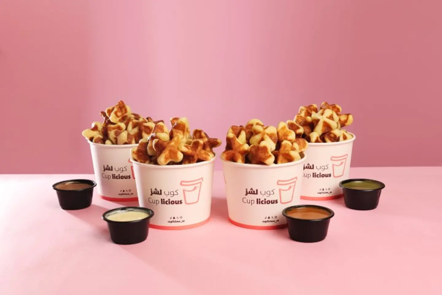 Quarter Mini Belgium Waffle Cup