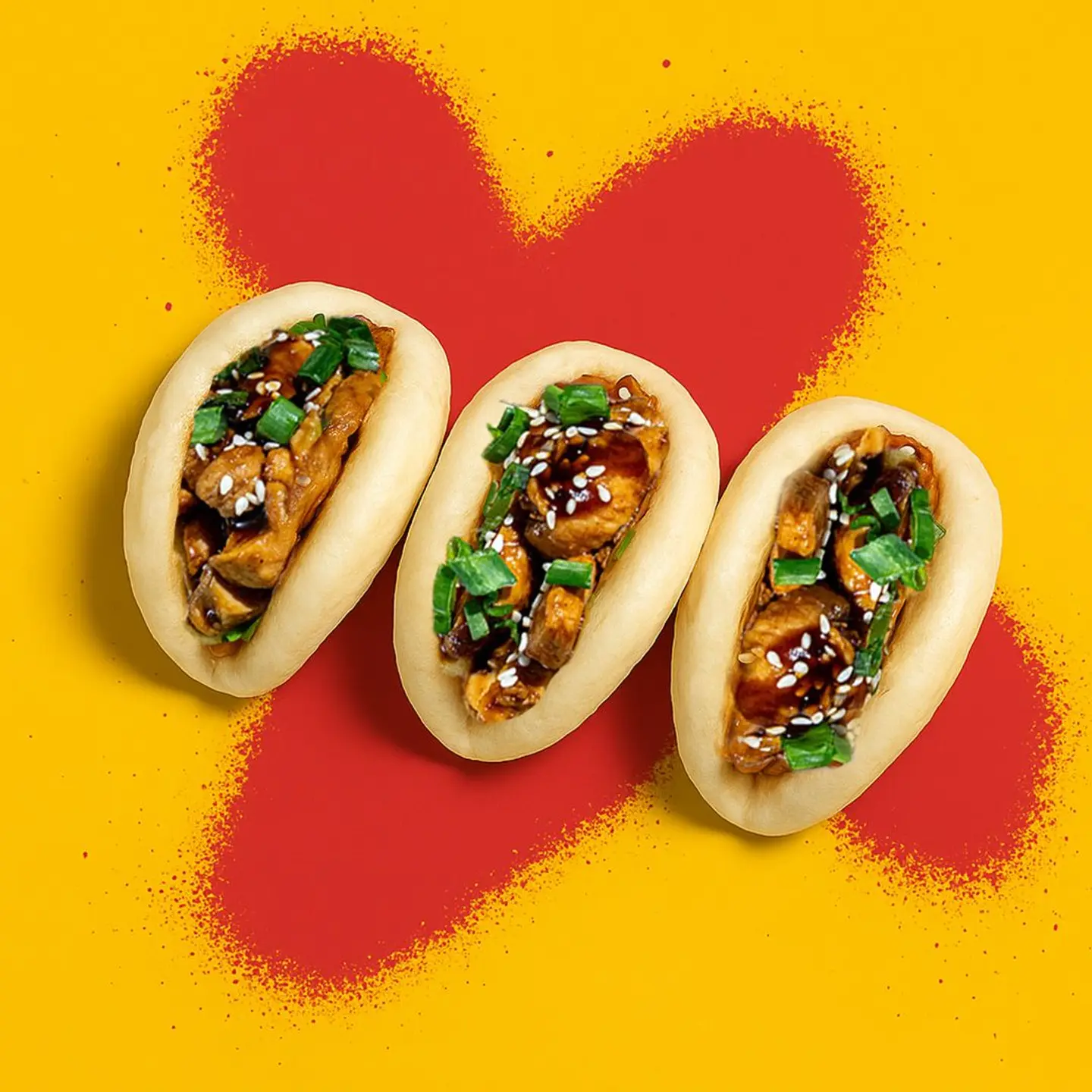 Teriyaki Chicken Bao (3pcs)