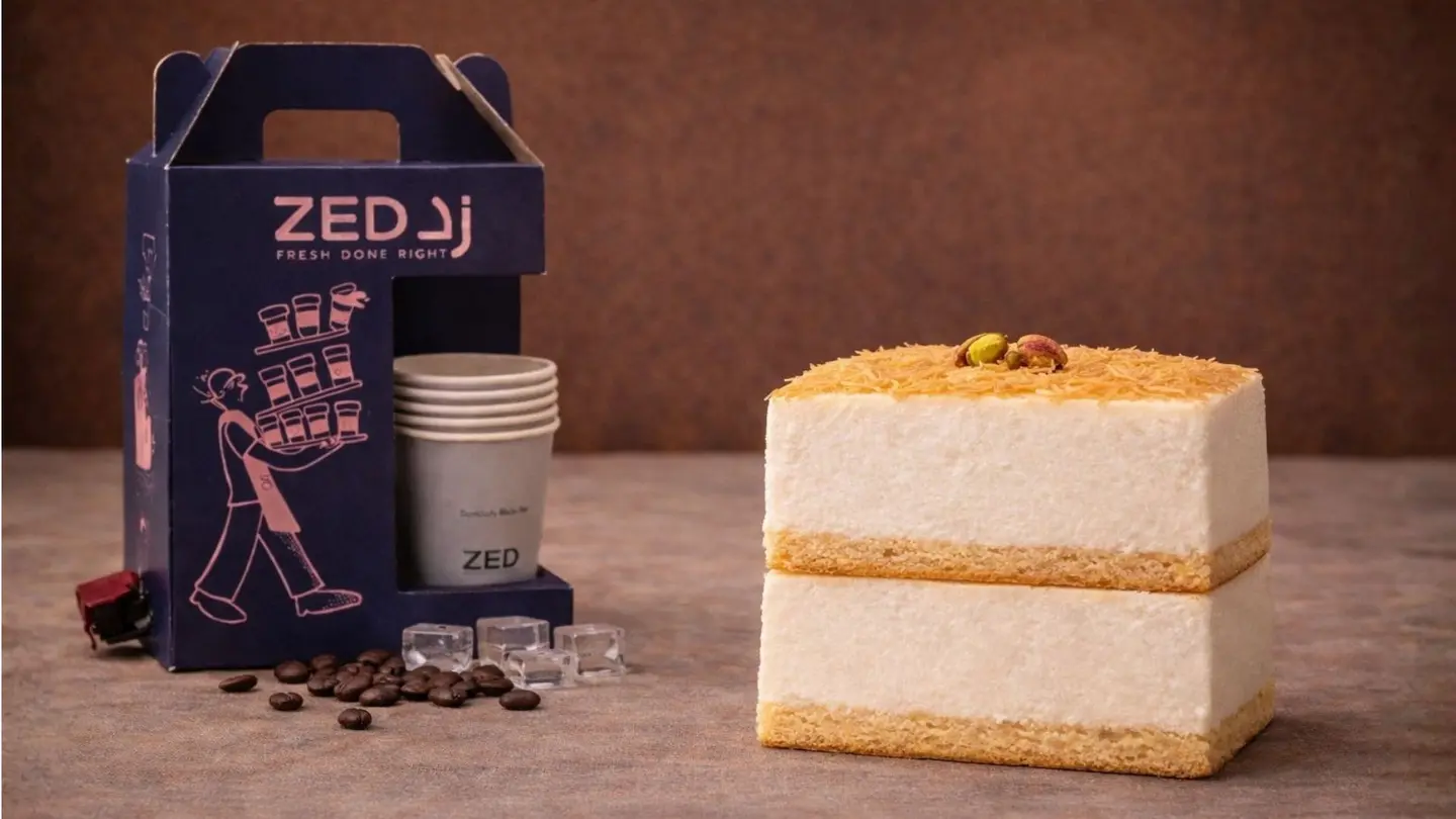 بوكس قهوة باردة مع آيس كريم مستكة