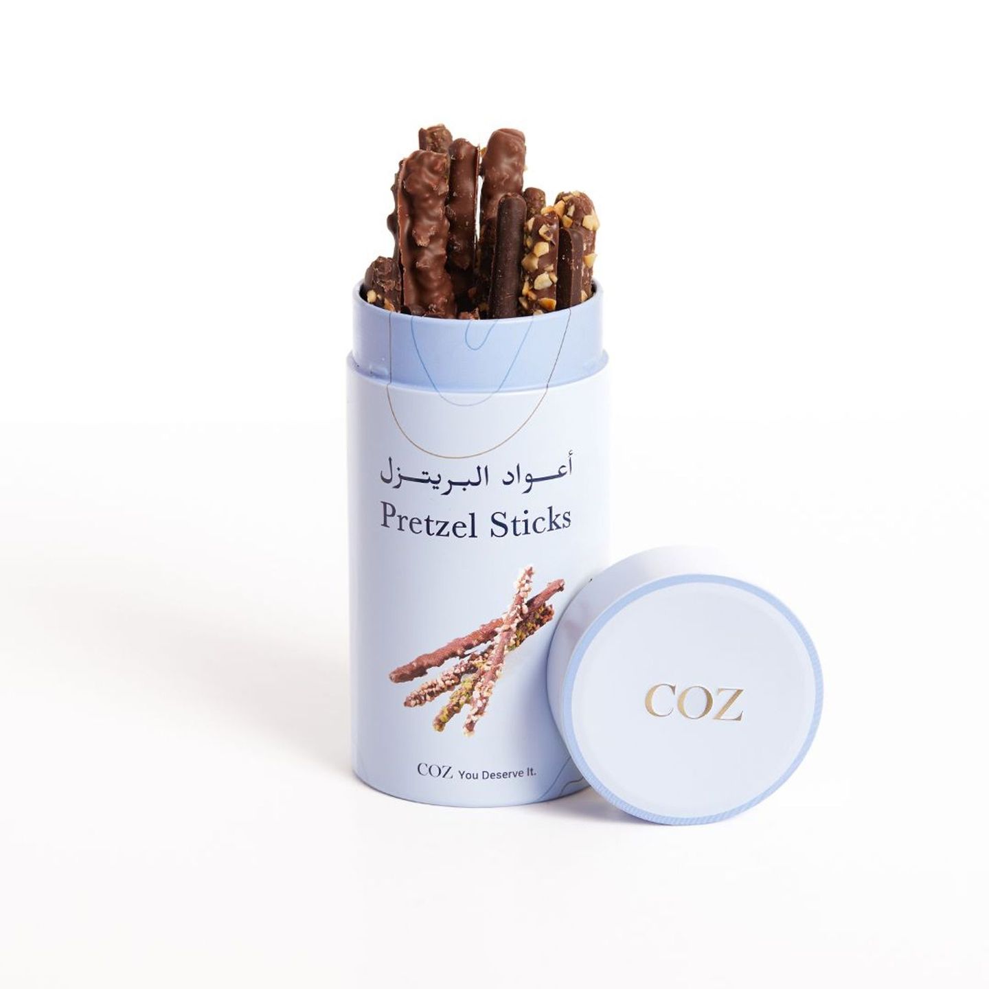 Small Tin Pretzel Sticks