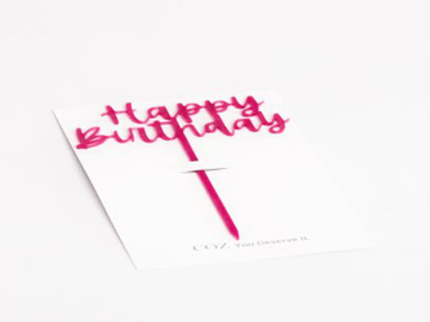 New Happy Birthday Topper