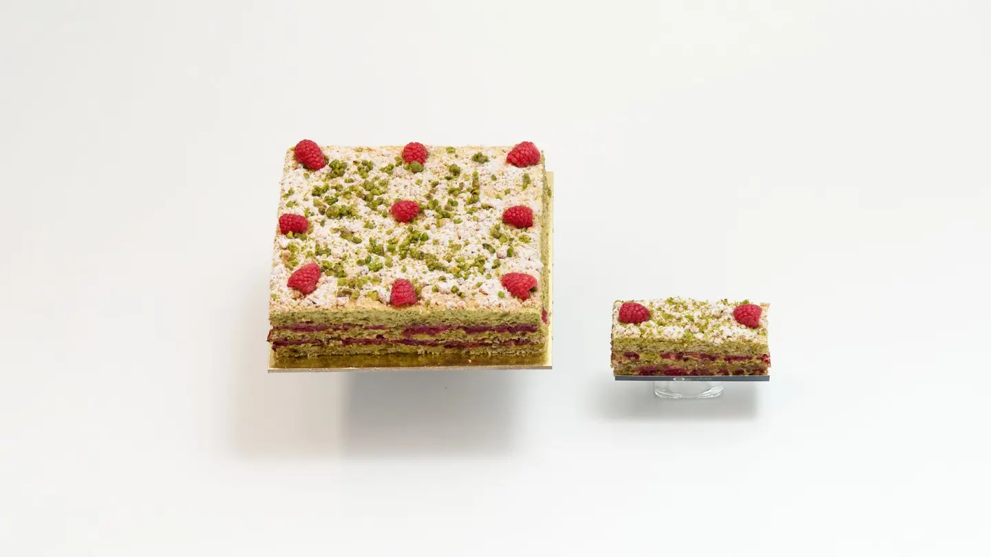 Delcie Pistachio Raspberry