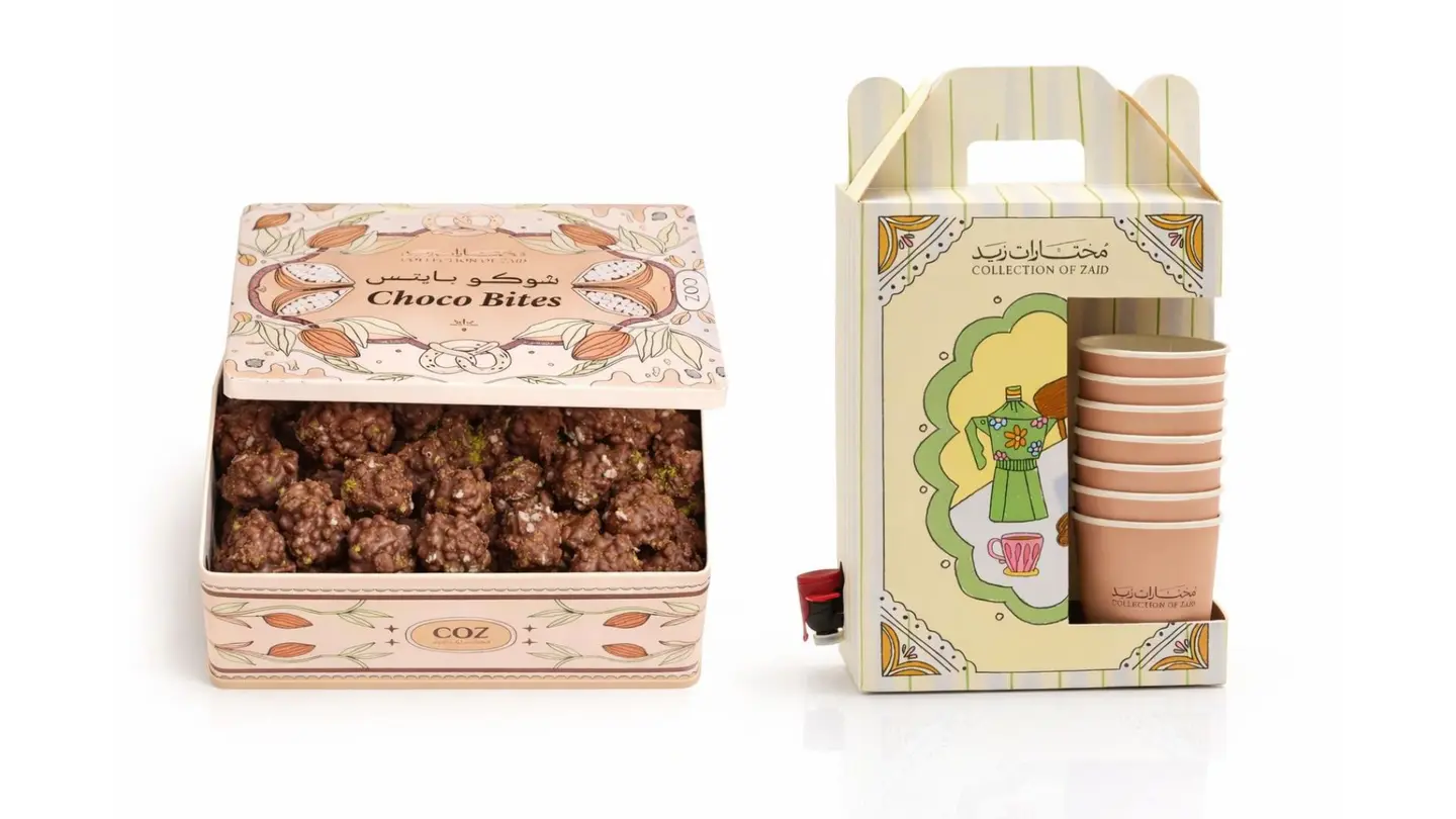Large Ice Choco Bites Box With Coffee