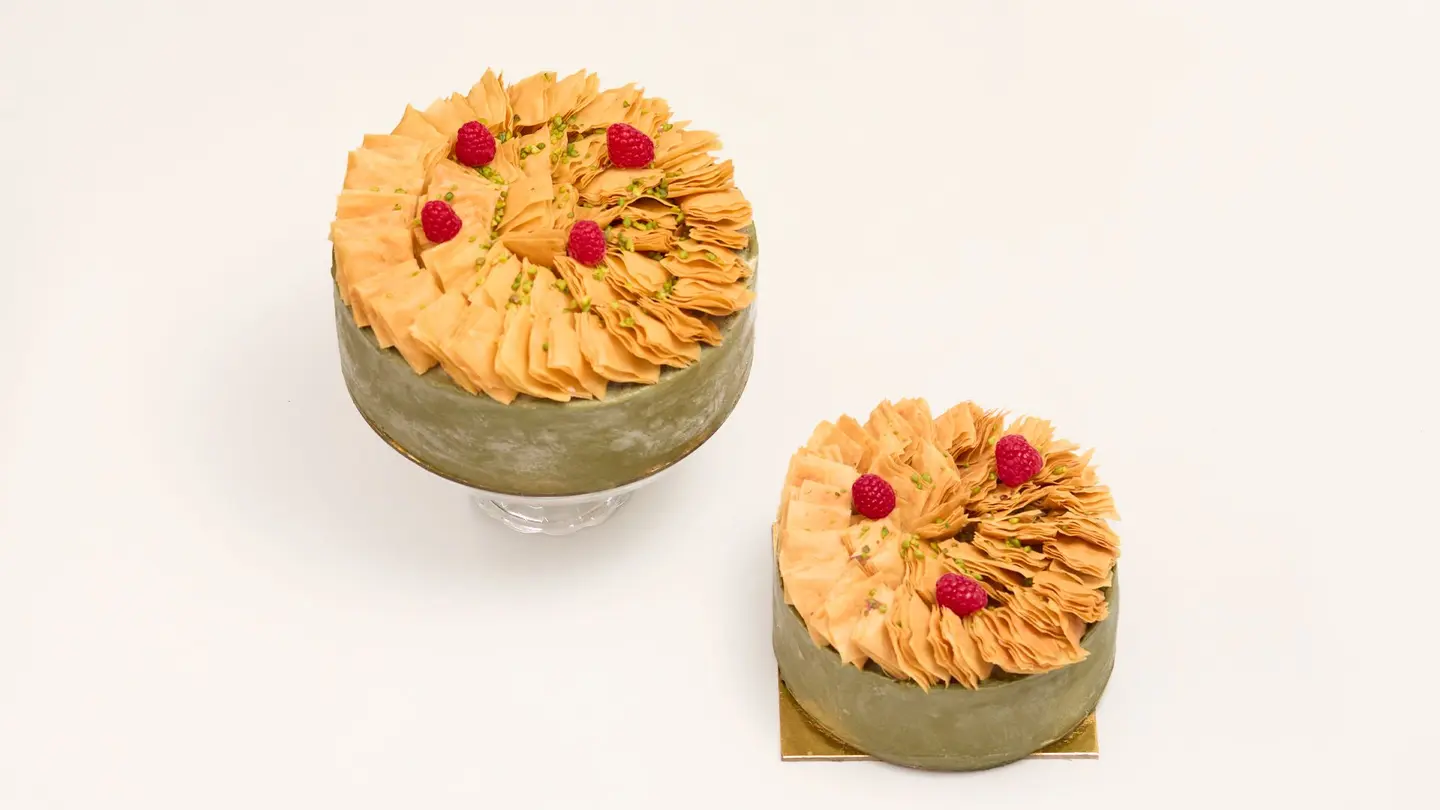 Pistachio Ice Cream Cake