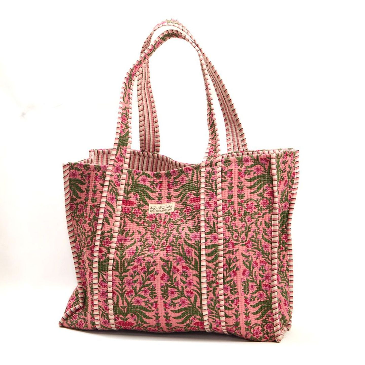 Pink Floral Tote