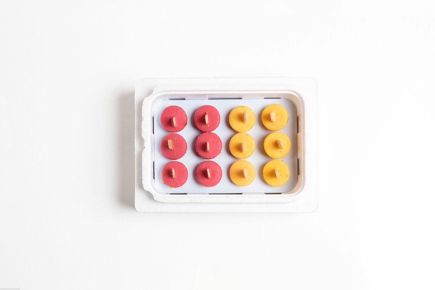 Mini Sticks Mango & Raspberry 12 Pcs