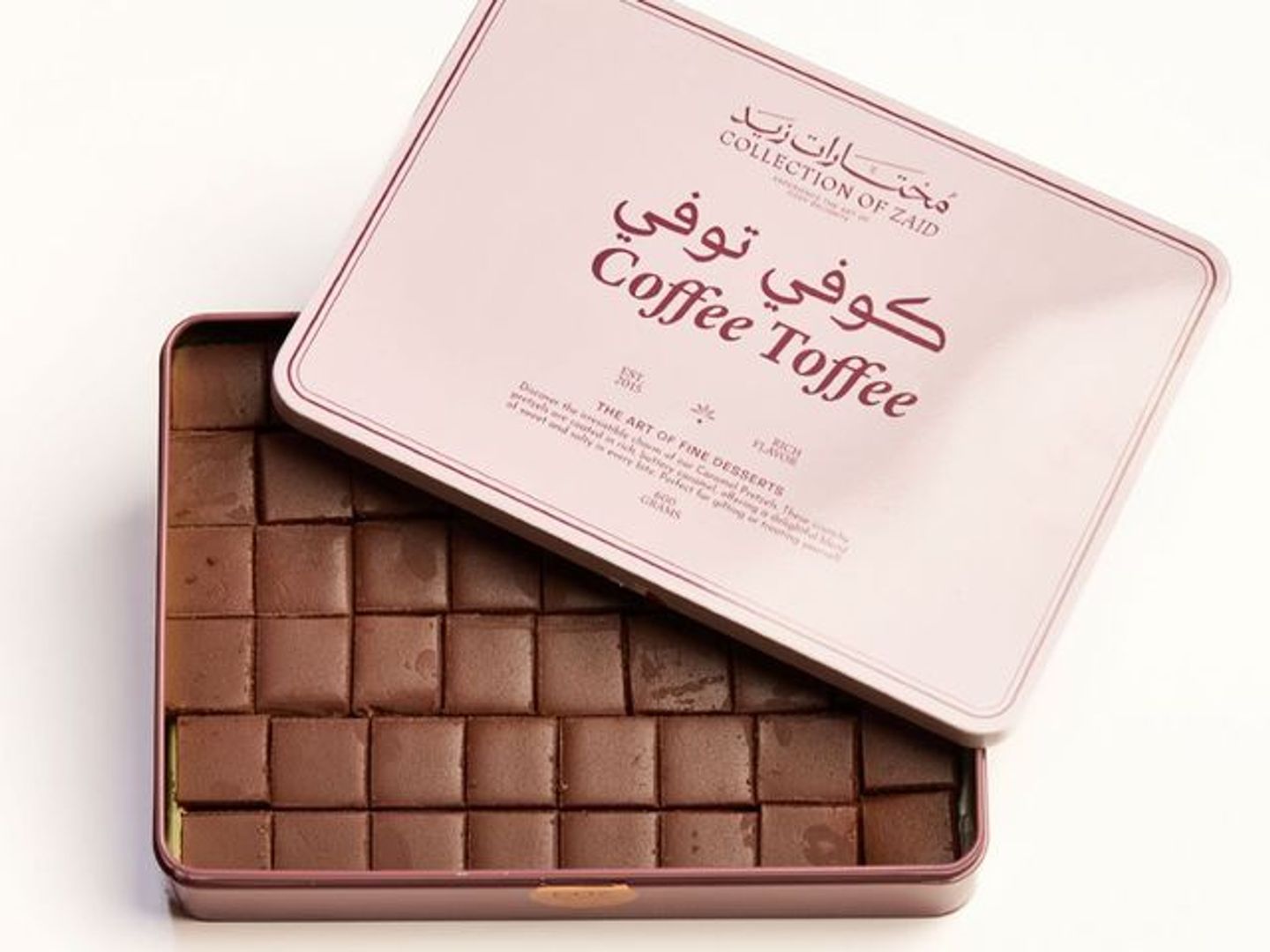 Large Box   Tin Square Coffee Toffee