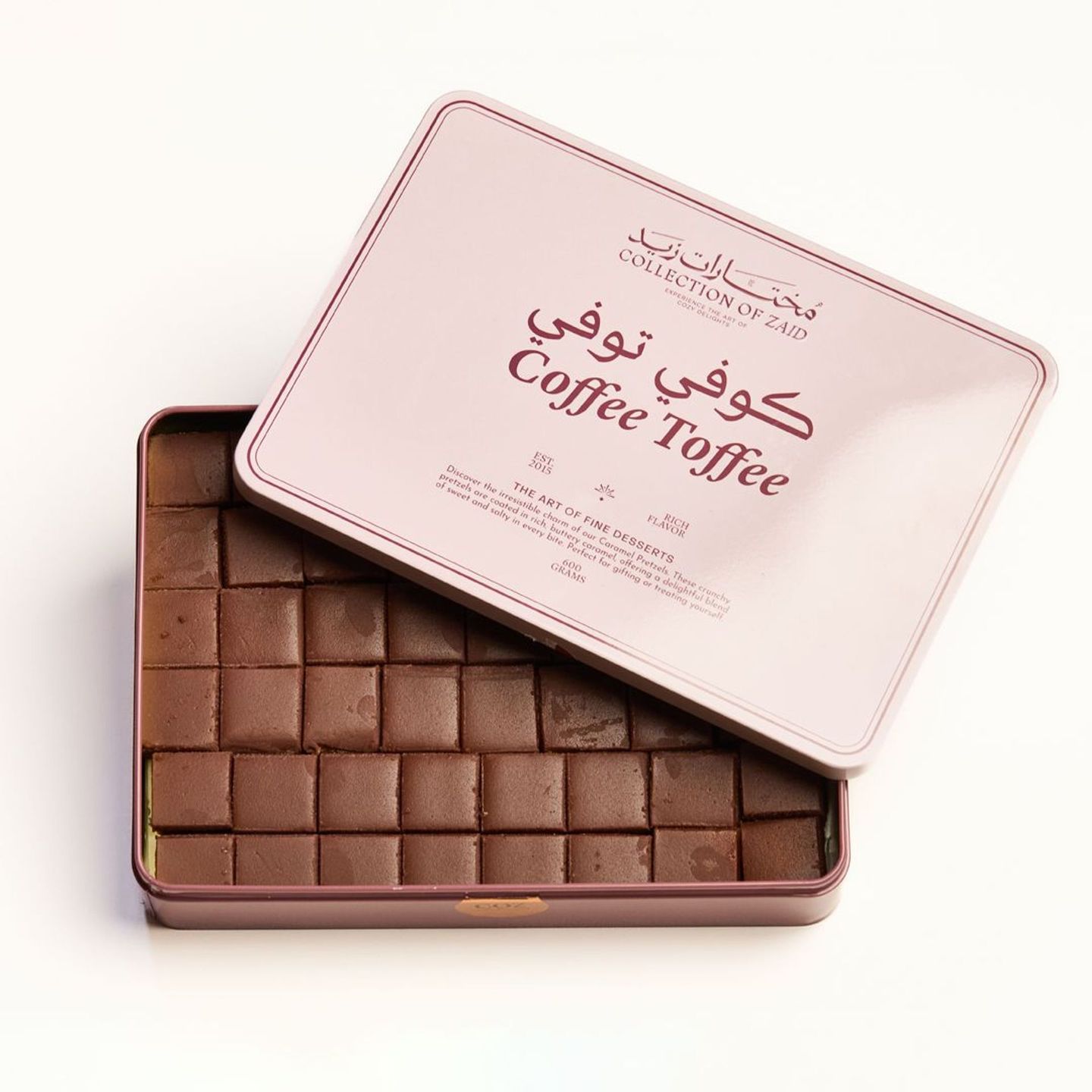 Large Box   Tin Square Coffee Toffee