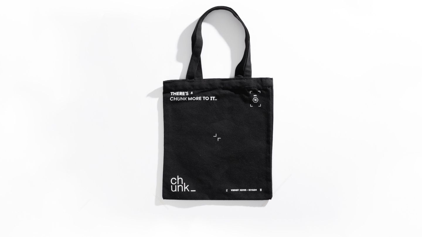 Chunk Black Tote Bag