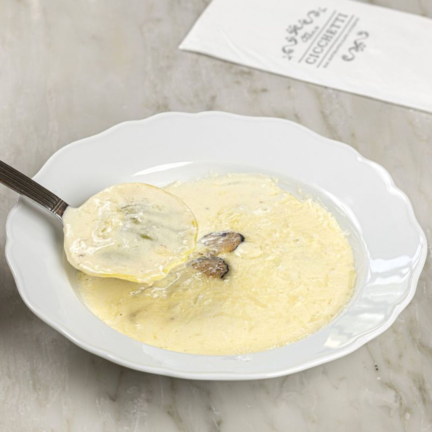Truffle And Pecoriono Ravioli
