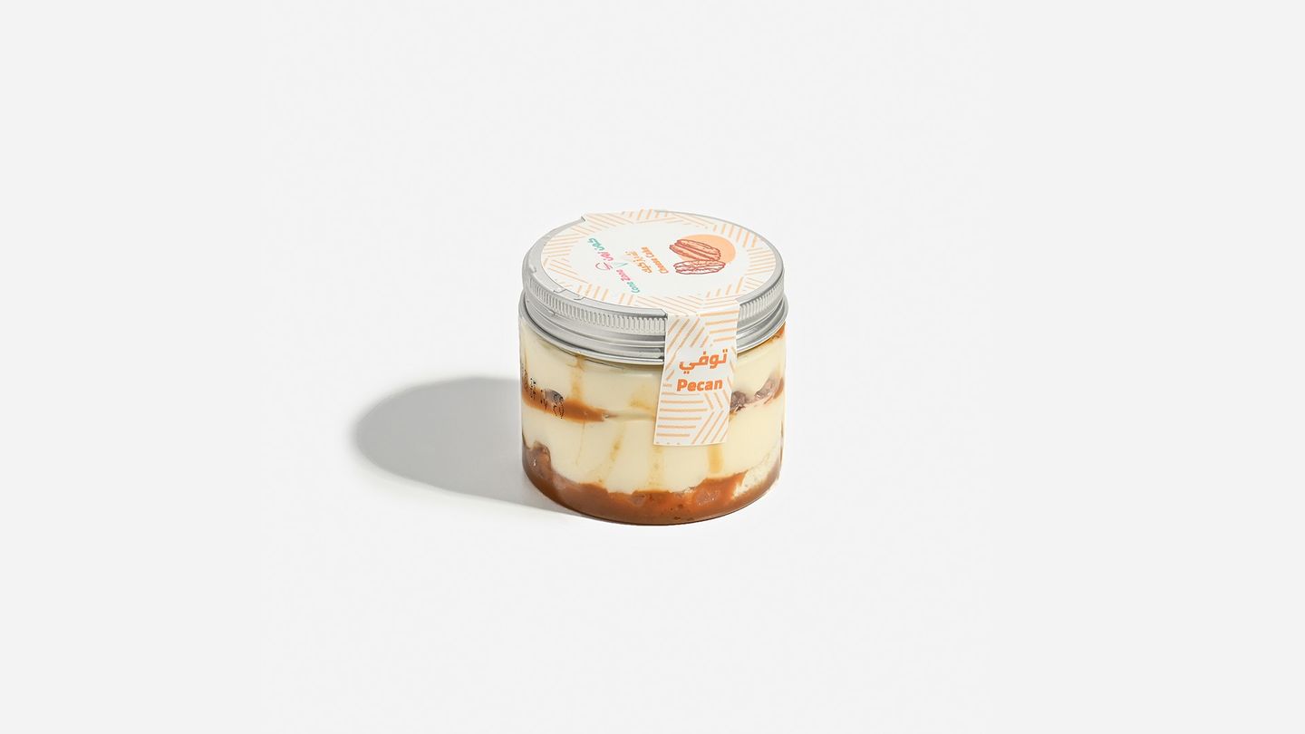 Pecan Praline (Toffee) Cheesecake Jar