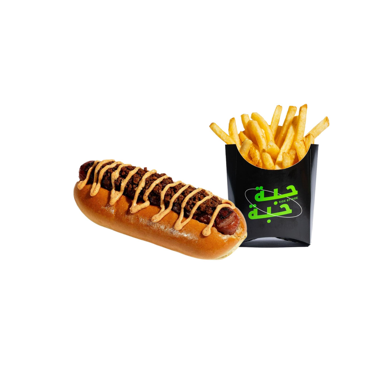 كريف هوت دوغ مع بطاطس