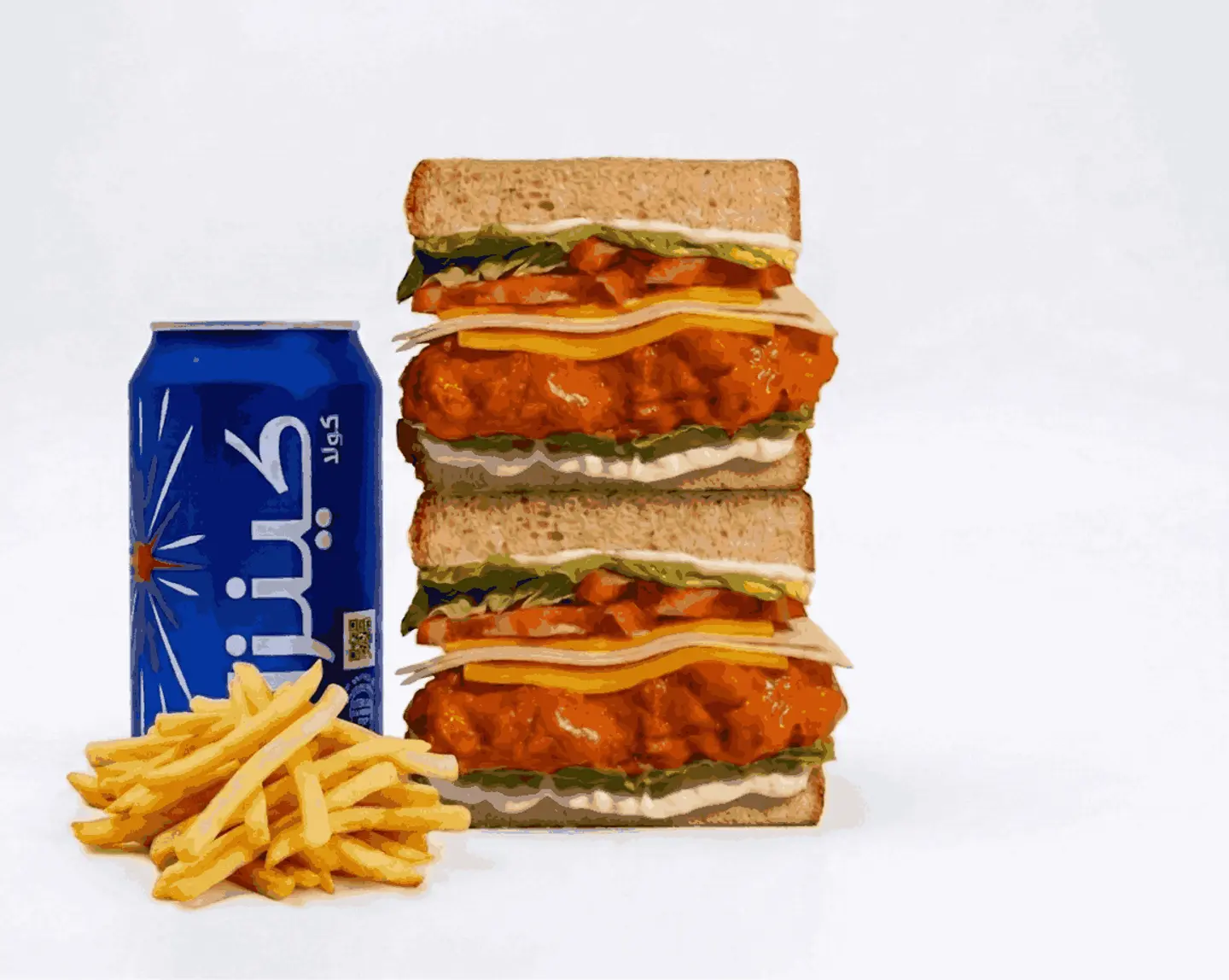 Buffalo Club Sandwich Meal