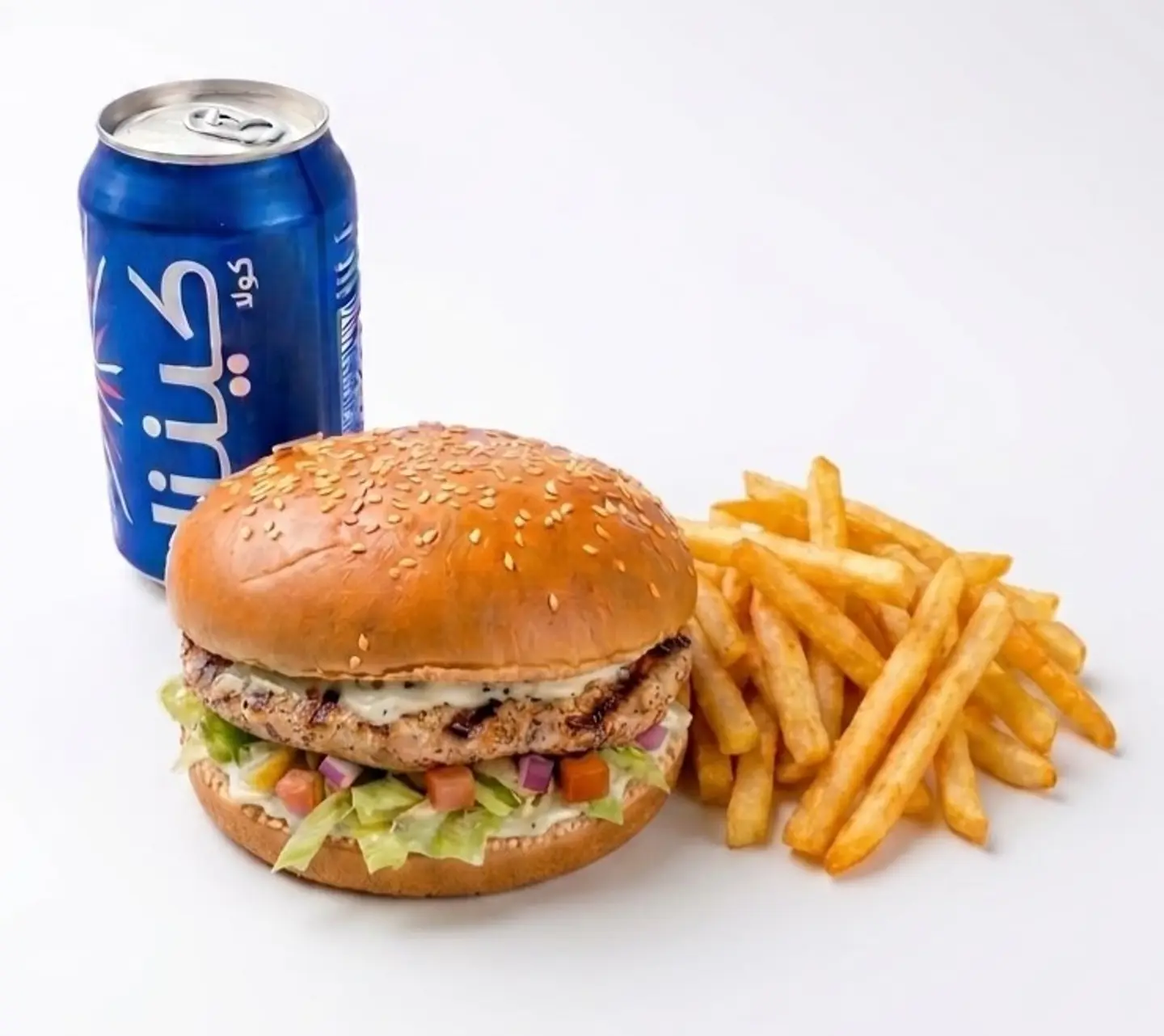 Grilled Chicken Burger Meal