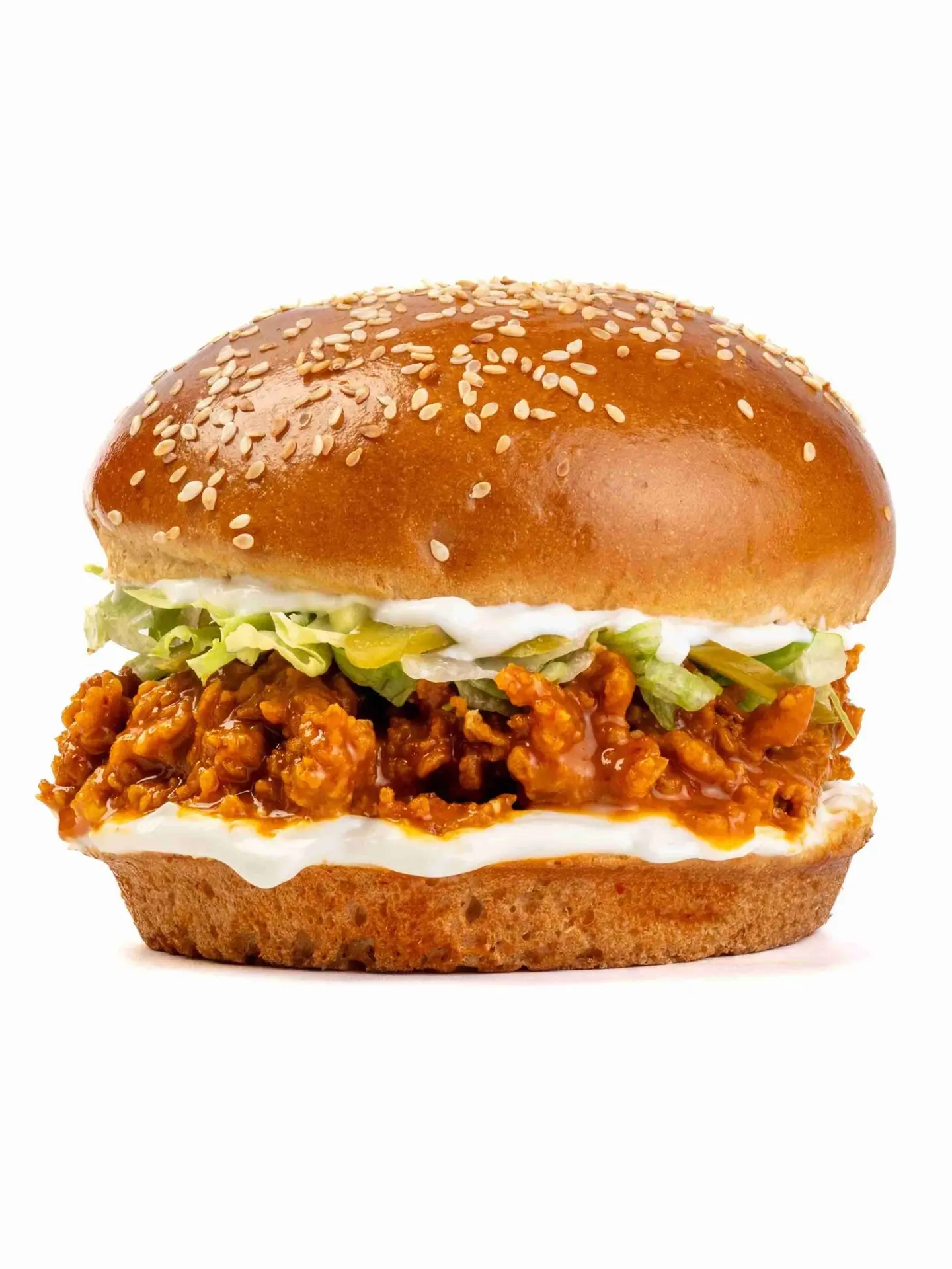 برجر دجاج الهريسة بالتمر