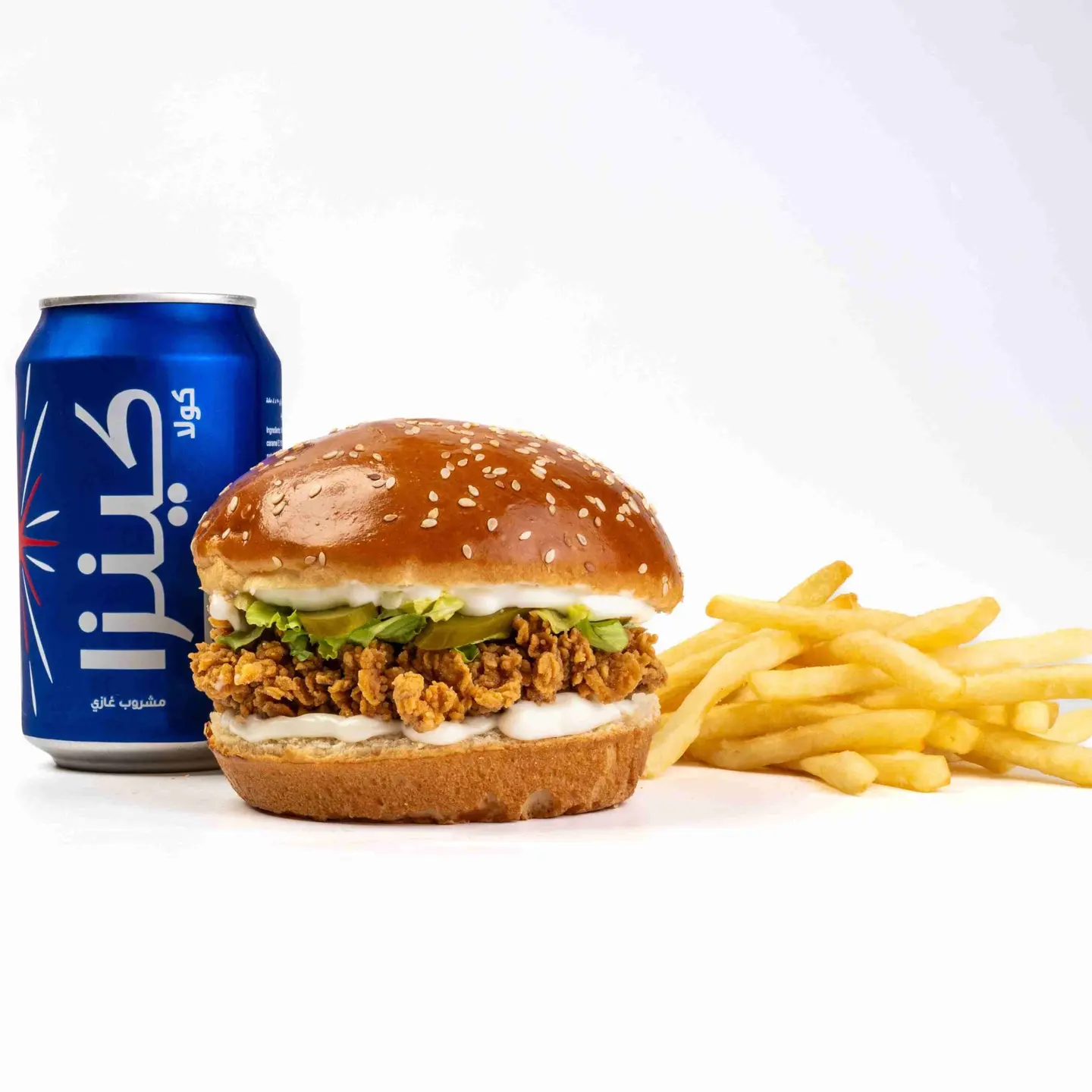 وجبة برجر دجاج