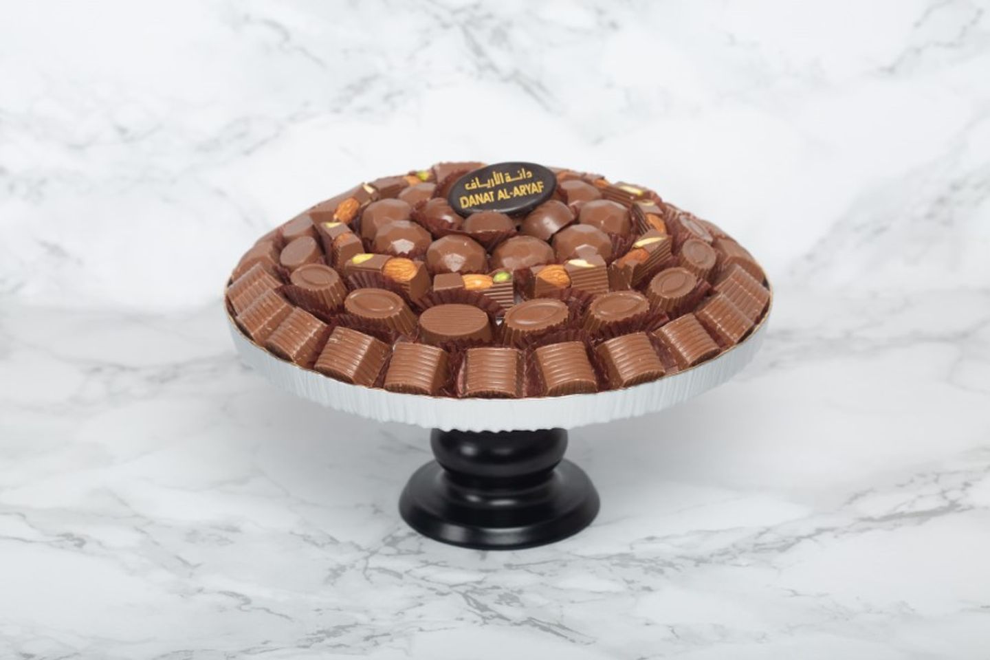 Chocolate Tray With Black Base