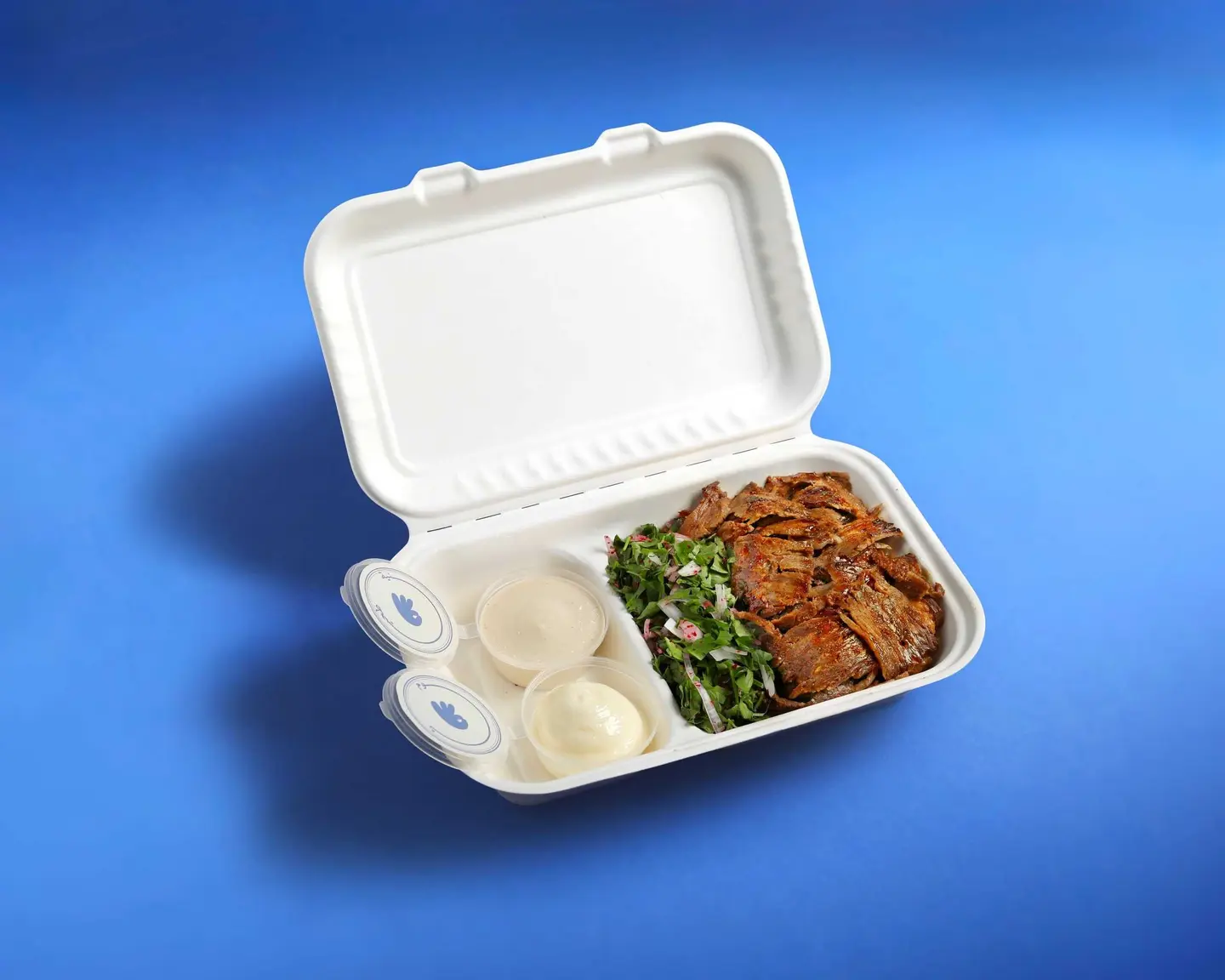 صحن شاورما لحم