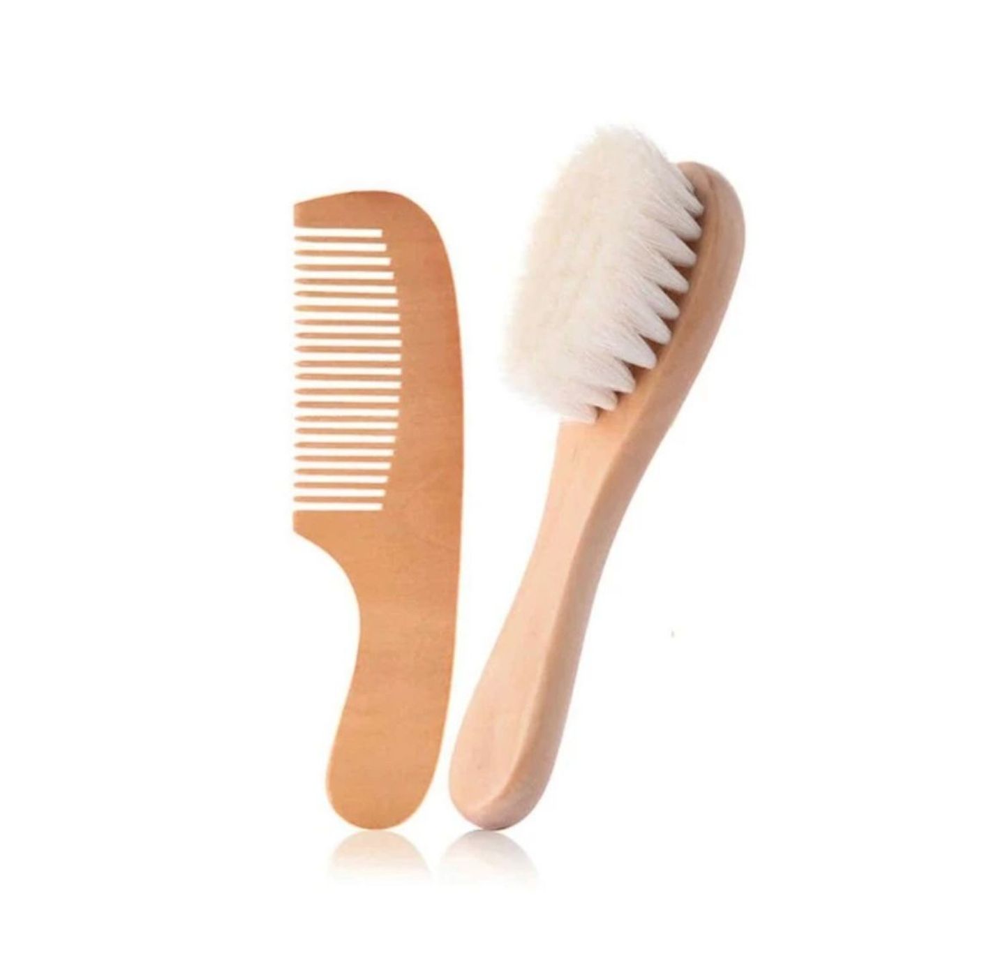 Wooden Comb And Brush
