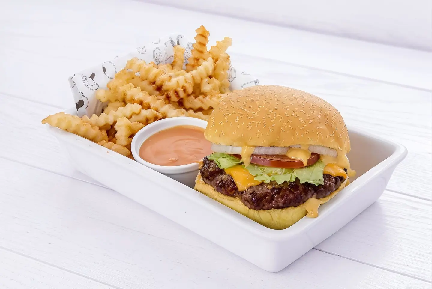 باربكيو ماشروم حاشي برجر وجبه