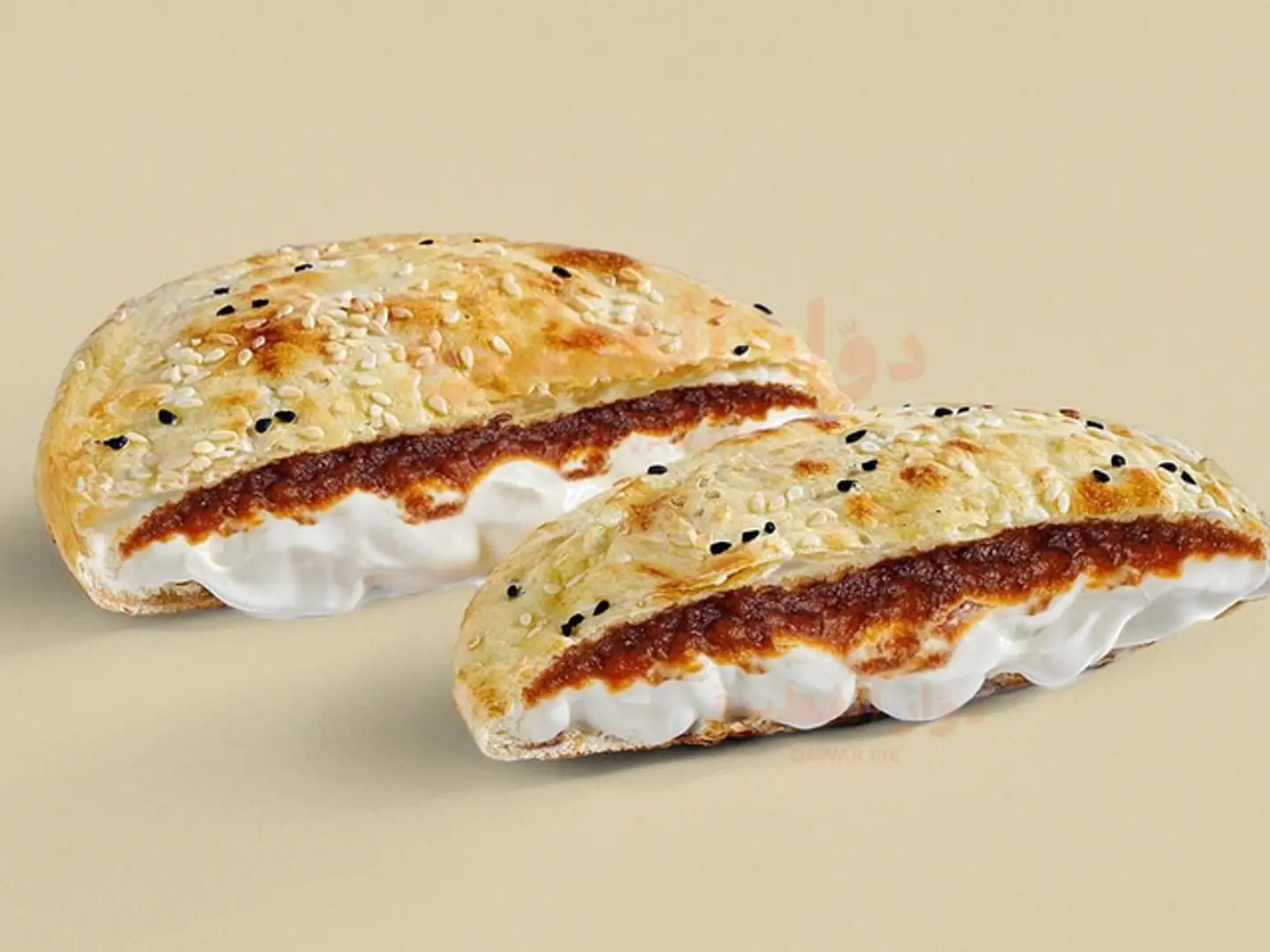 فطيرة قشطة وتمر