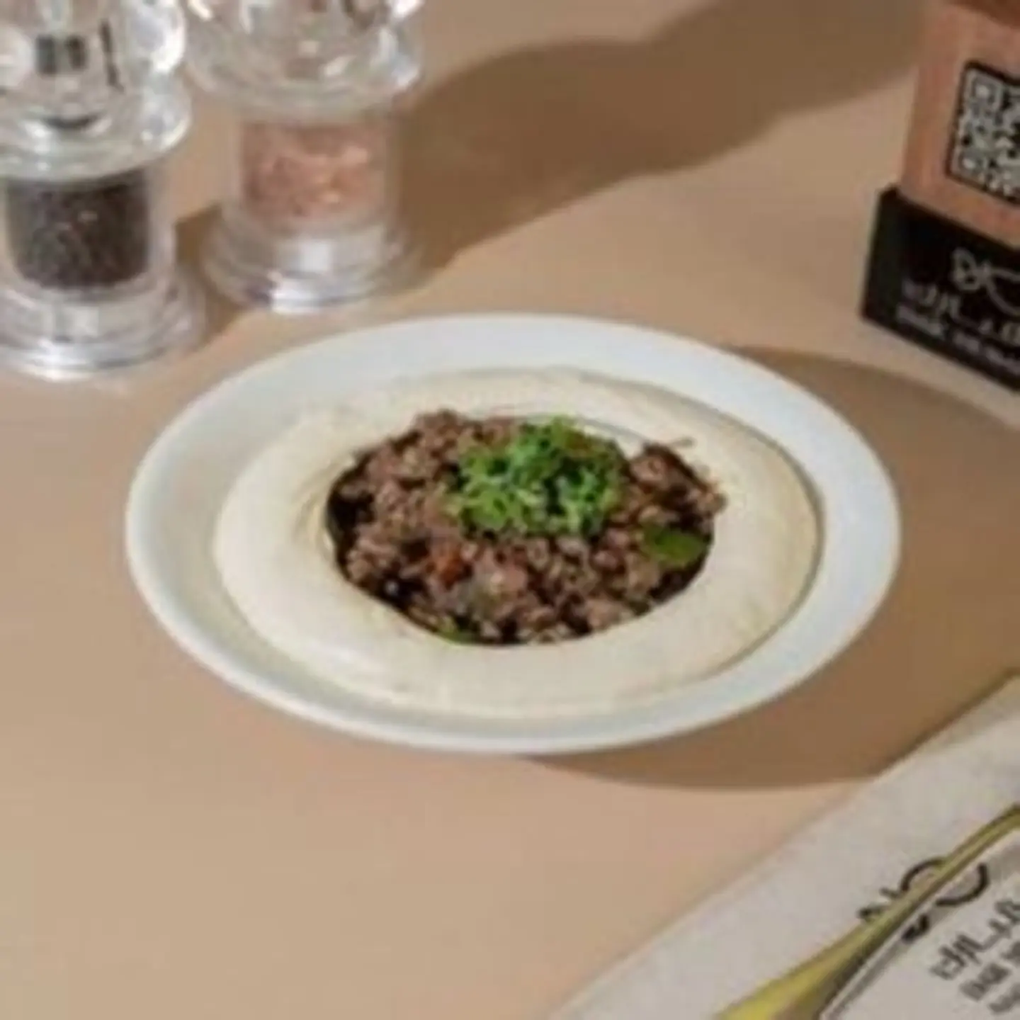 Hummus With Meat