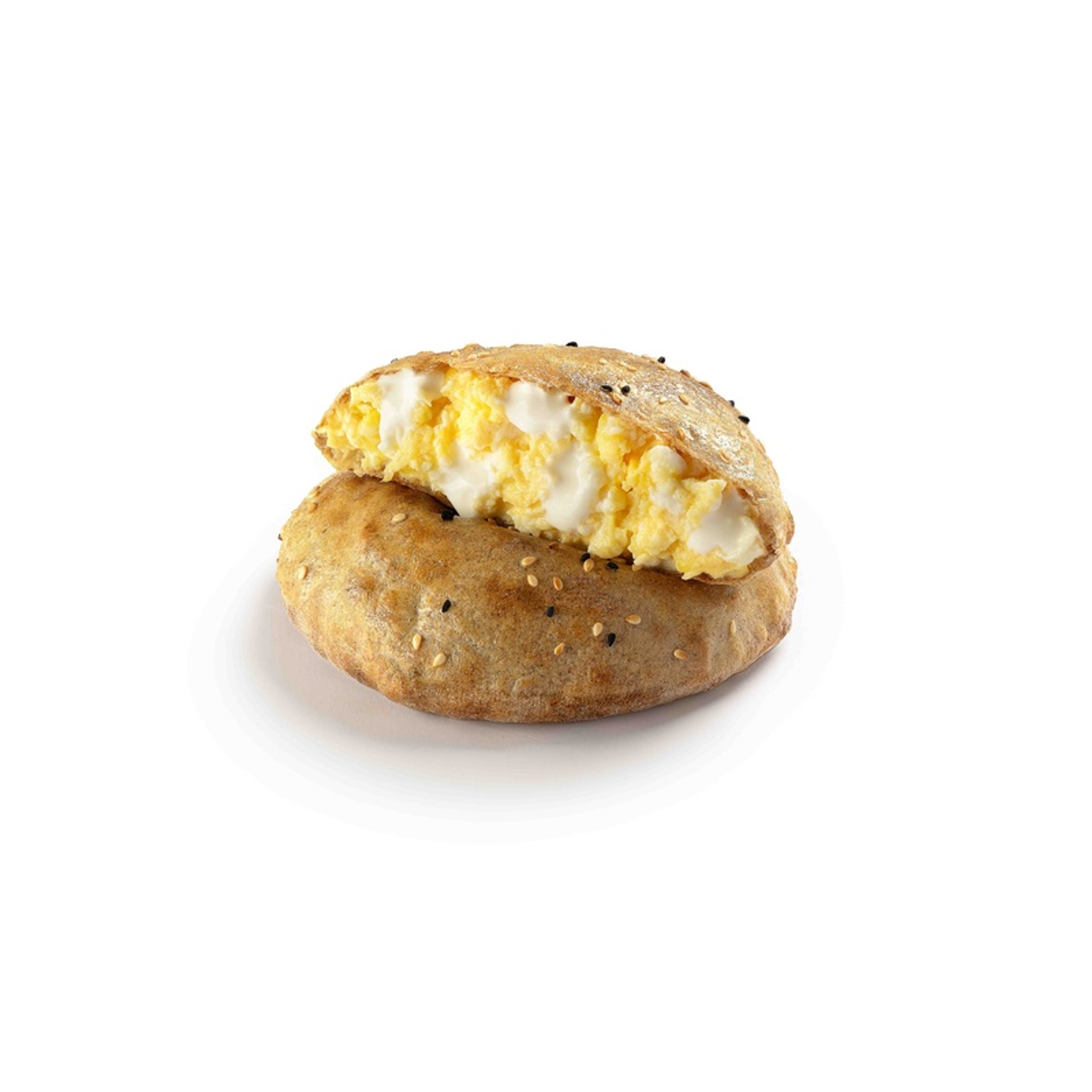 Fried Egg Pies With Cheese On Wheat