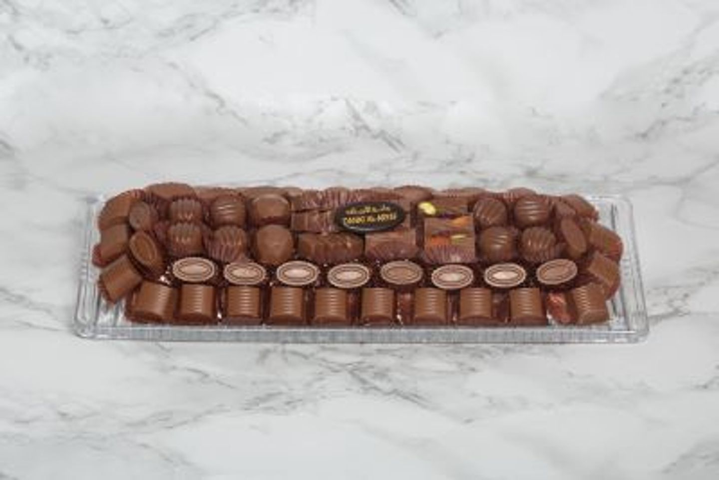 Large Rectangular Chocolate Tray With Crystals