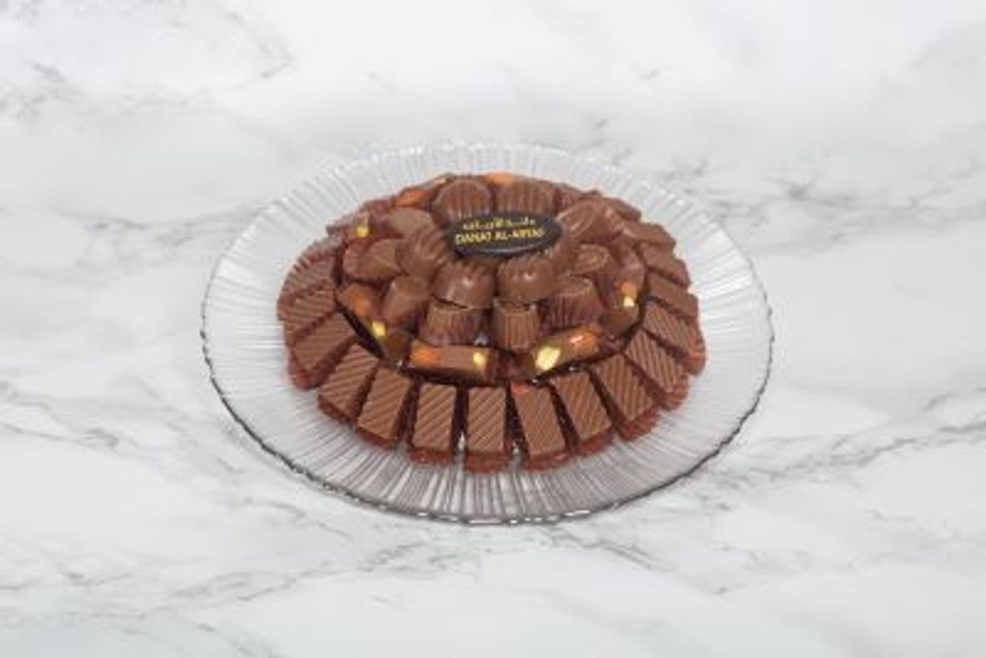 Chocolate Tray With Round Glass