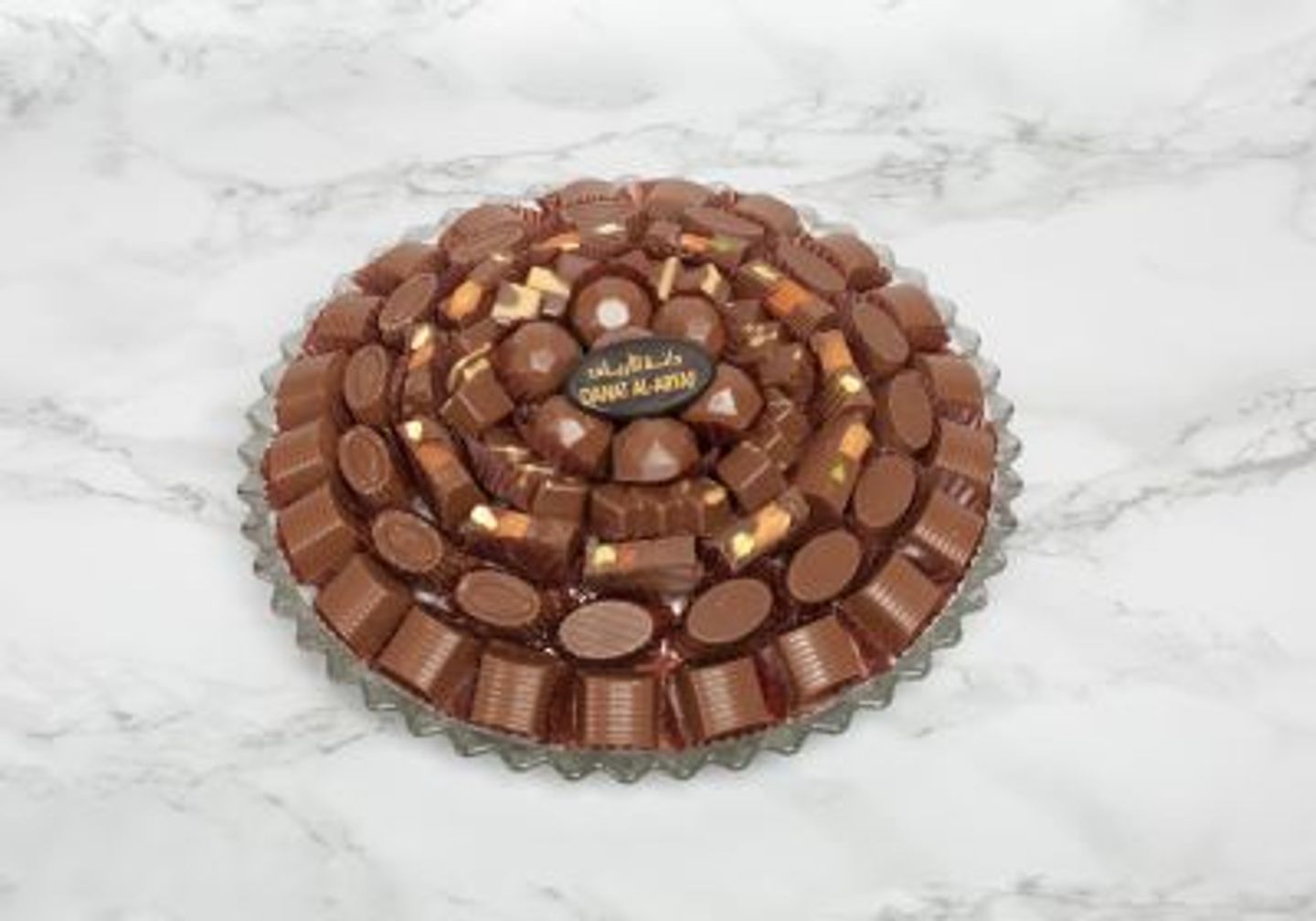 Chocolate Tray With Crystals