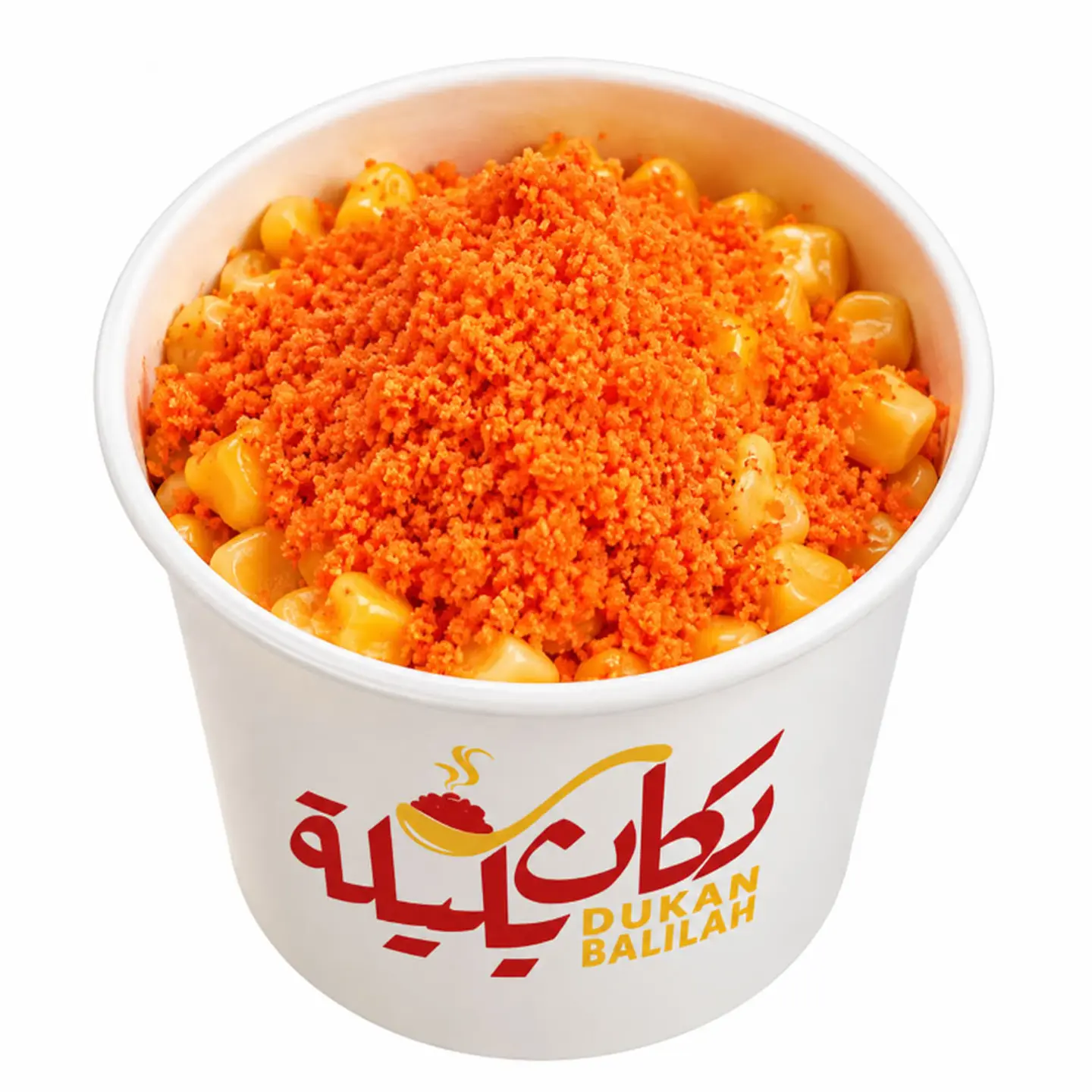 Large Corn Cup With Sauce And Chips